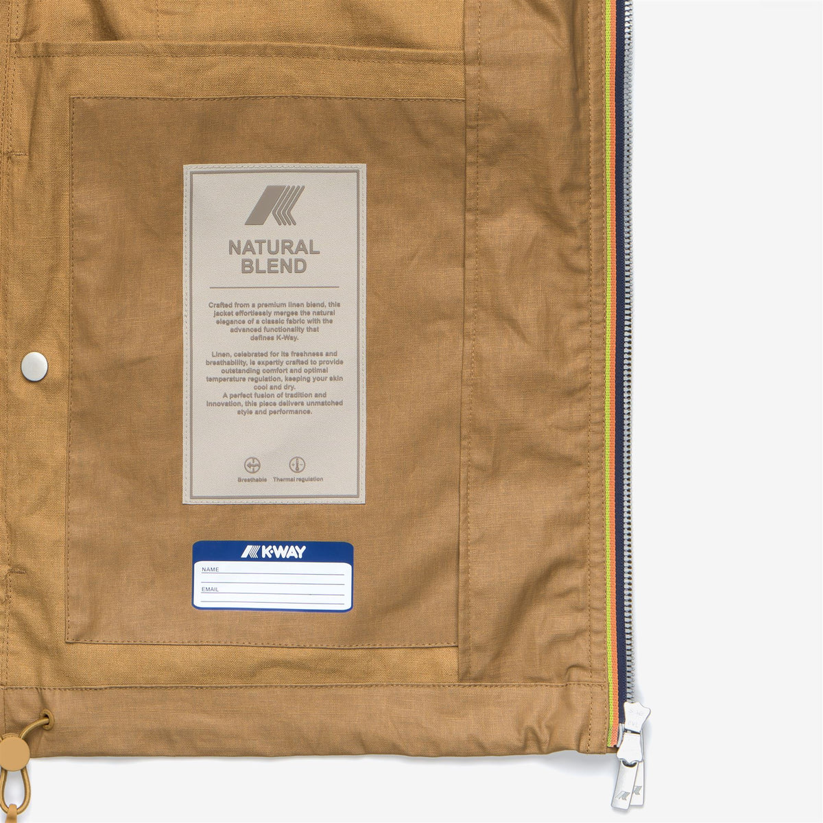 Jackets_Man_ORIAN NATURAL BLEND_Short_BROWN BISTRE COMBO - Brown Bistre - Commercial 2