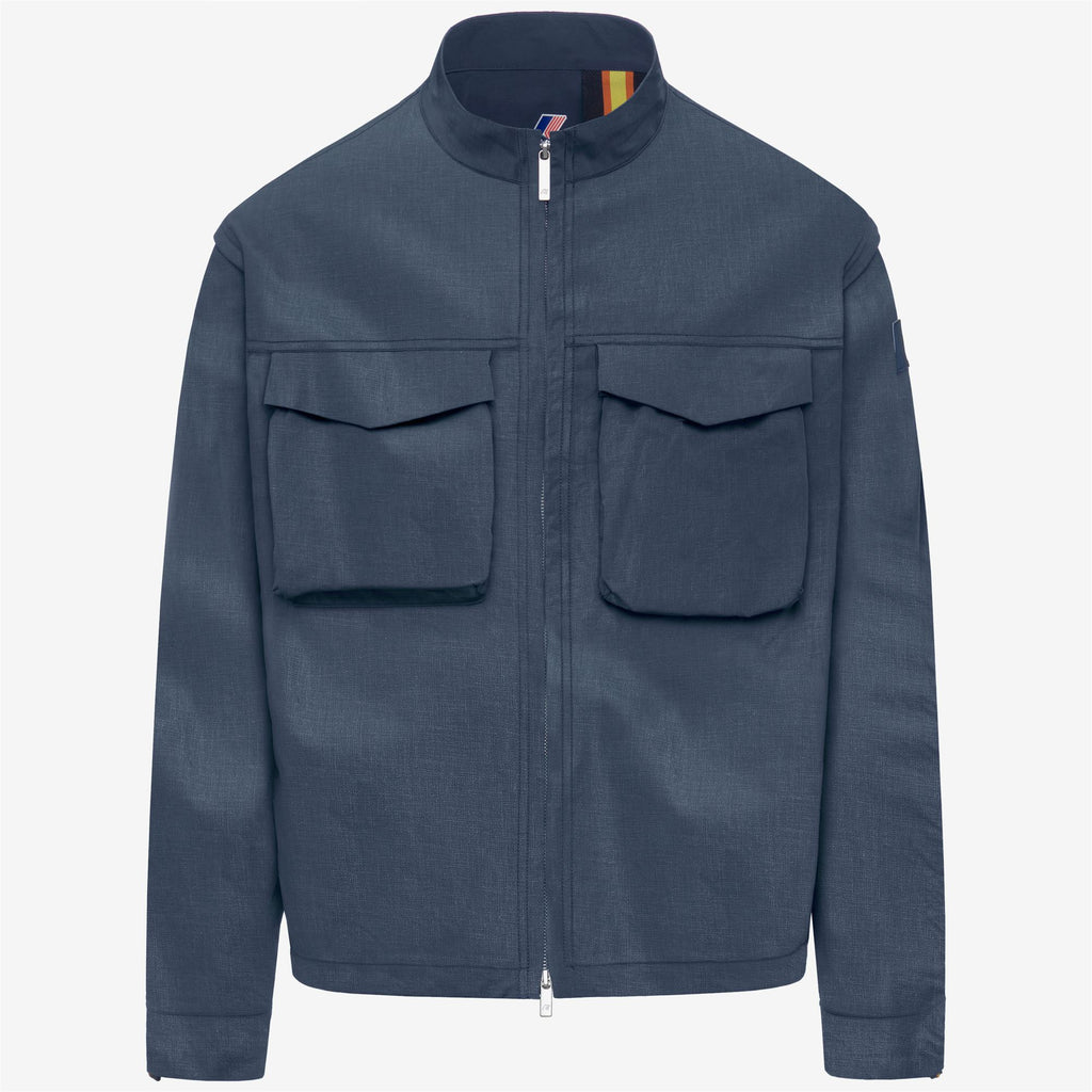 Jackets_Man_ORIAN NATURAL BLEND_Short_BLUE INSIGNIA COMBO - Blue Insignia - Commercial 1