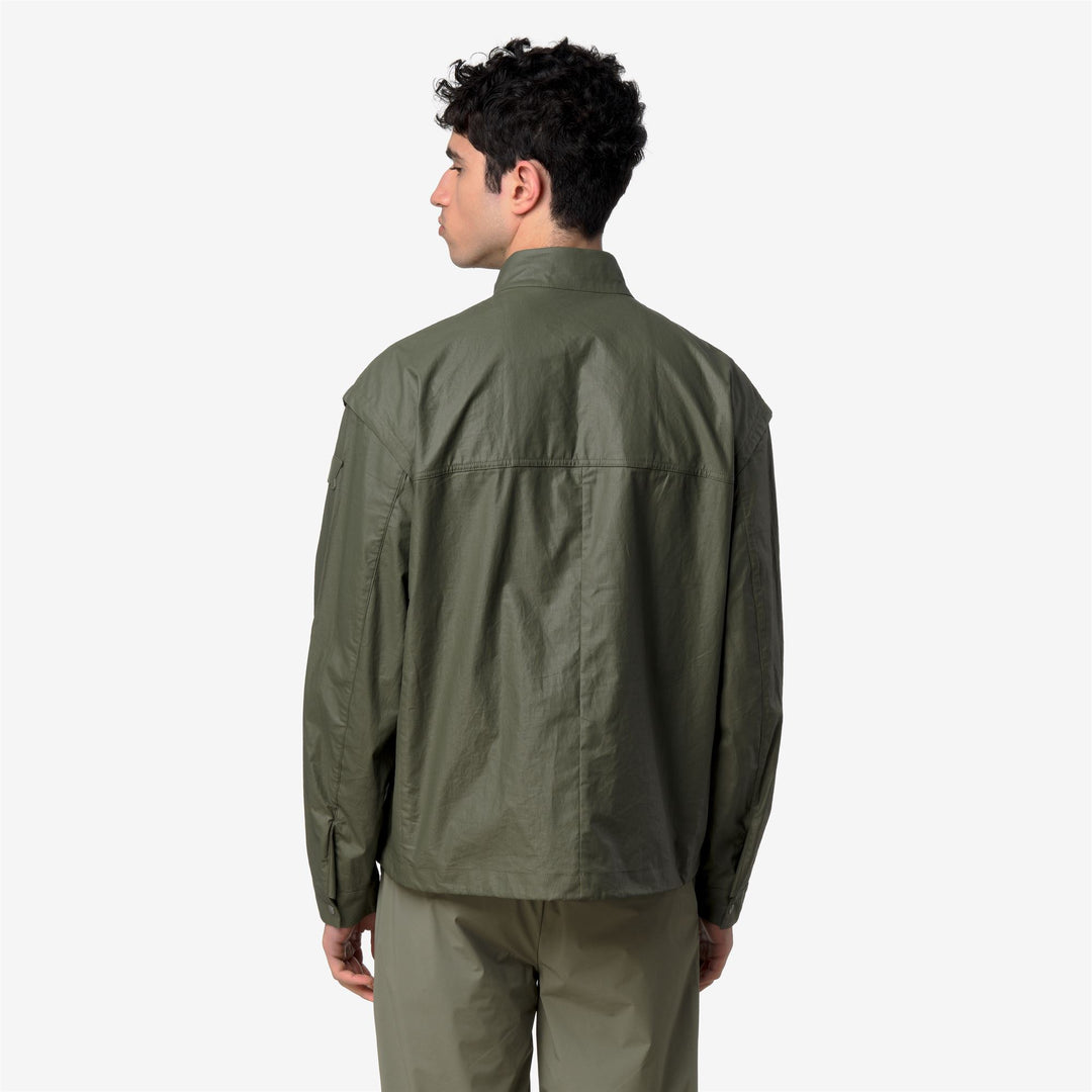 ORIAN NATURAL BLEND - Jackets - Short - Man - GREEN LICHEN COMBO main