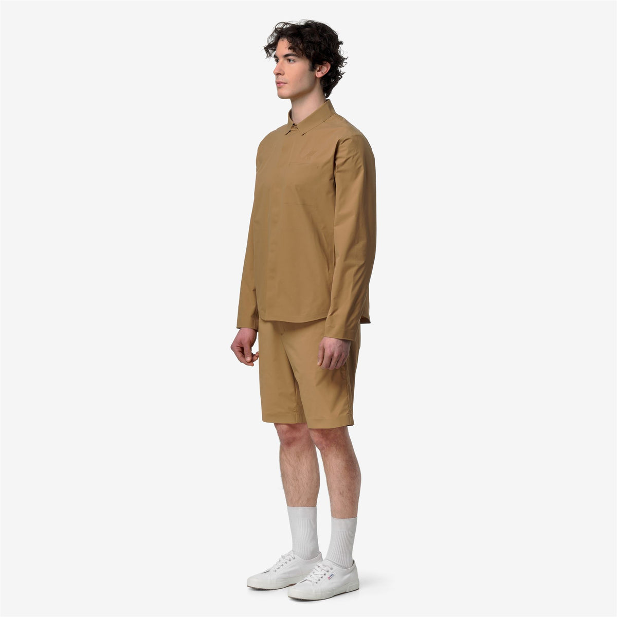 Jackets_Man_SHARRIE TECH OVERSHIRT_Short_Brown Bistre - Commercial 5