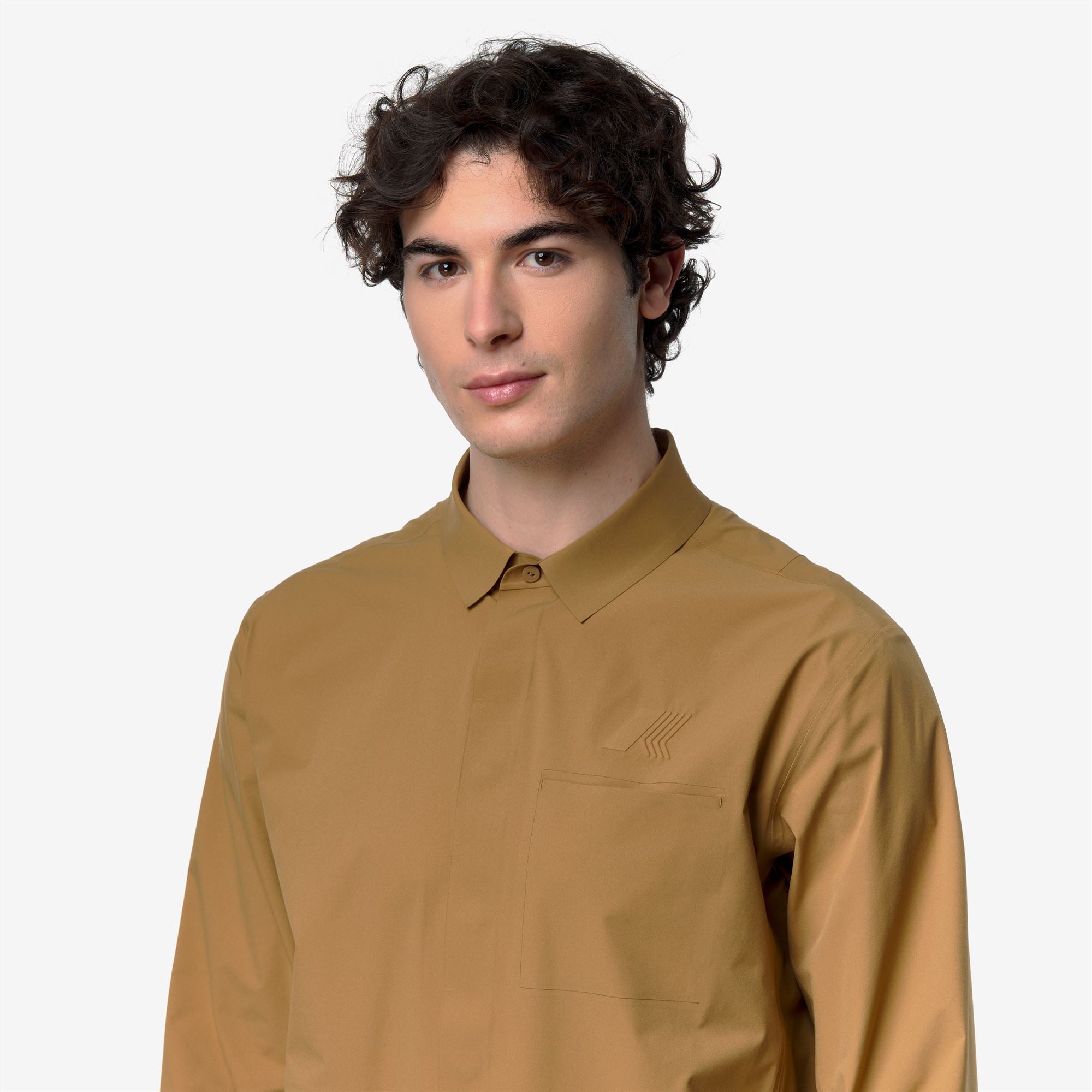 Jackets_Man_SHARRIE TECH OVERSHIRT_Short_Brown Bistre - Commercial 7