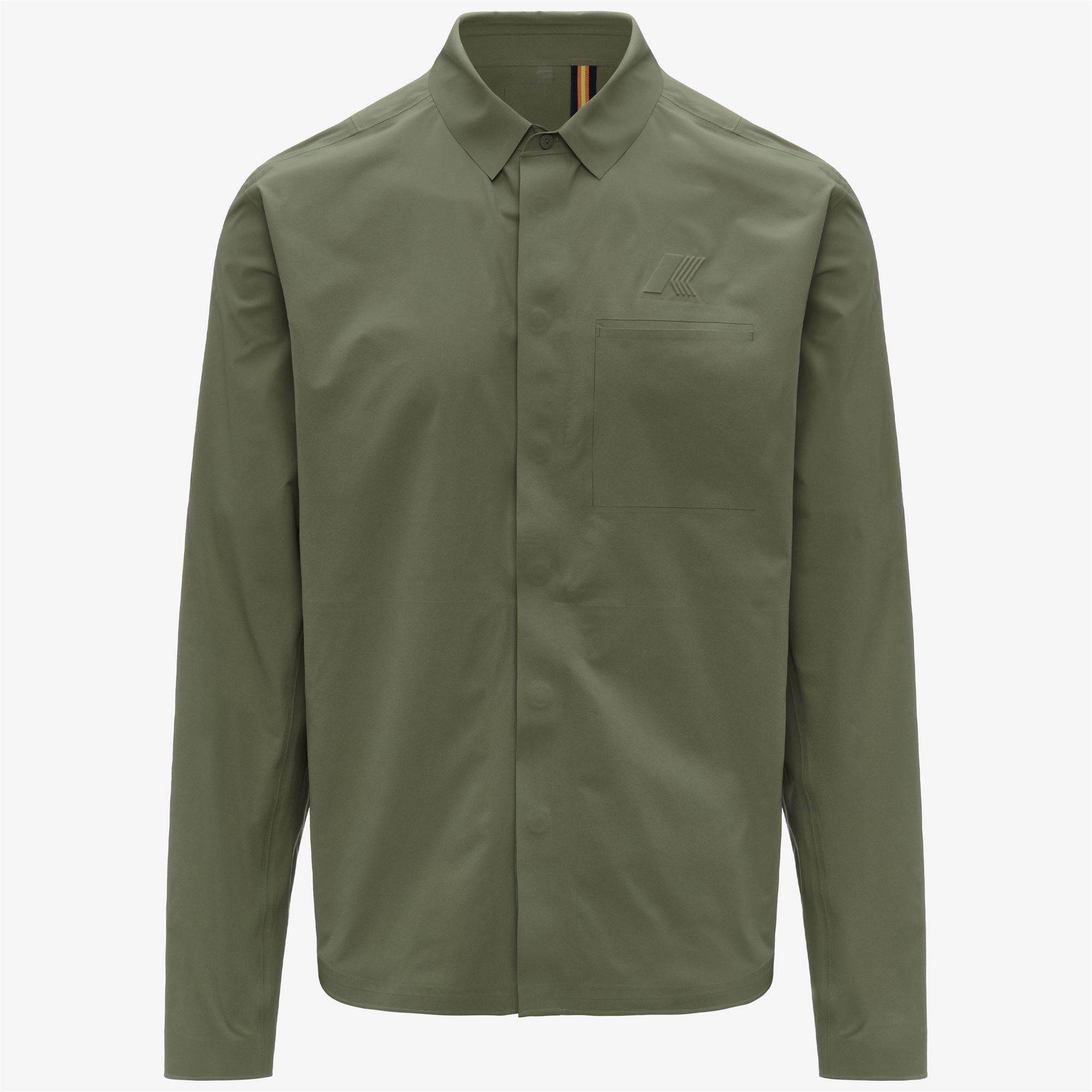 Jackets_Man_SHARRIE TECH OVERSHIRT_Short_Green Lichen - Commercial 1