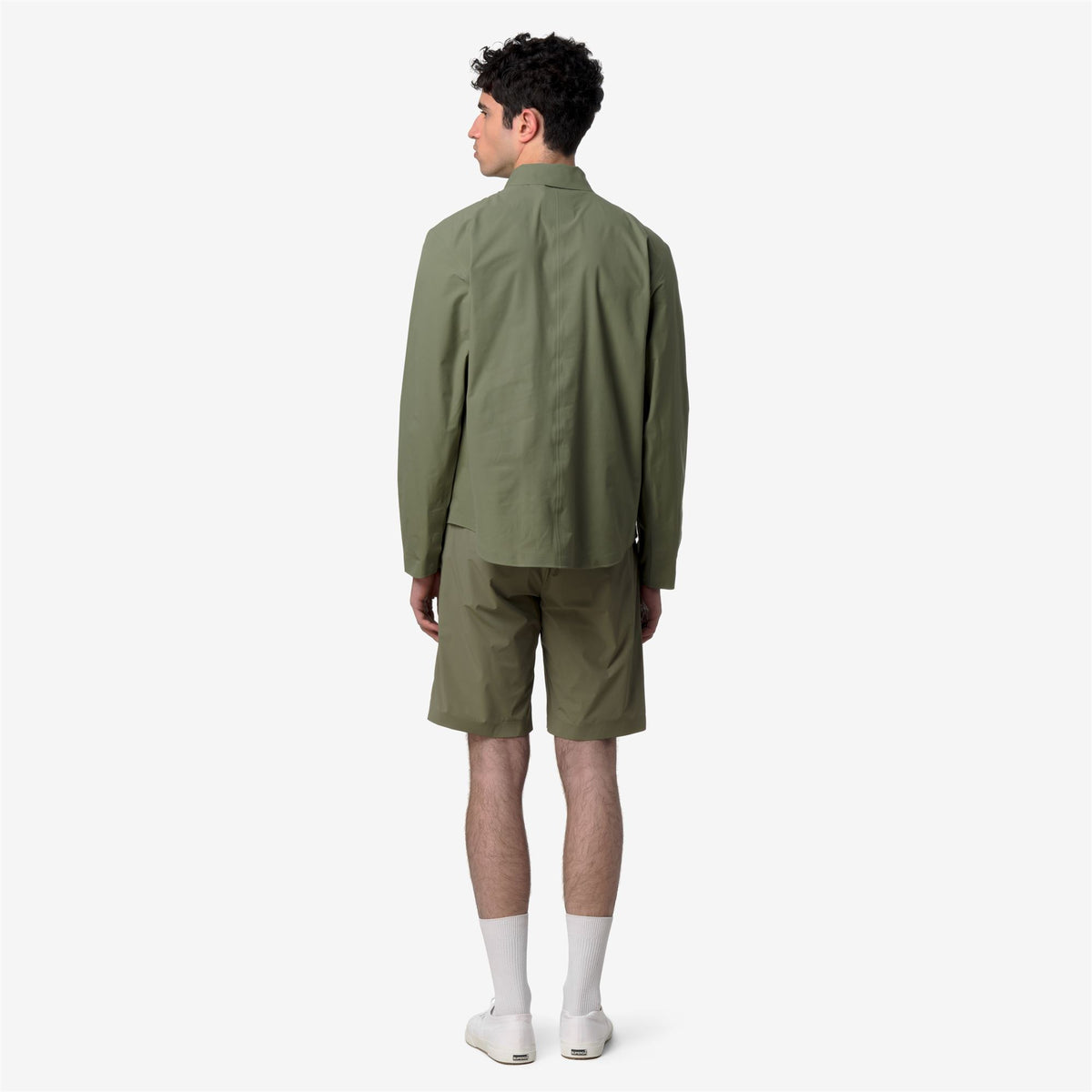 Jackets_Man_SHARRIE TECH OVERSHIRT_Short_Green Lichen - Commercial 6