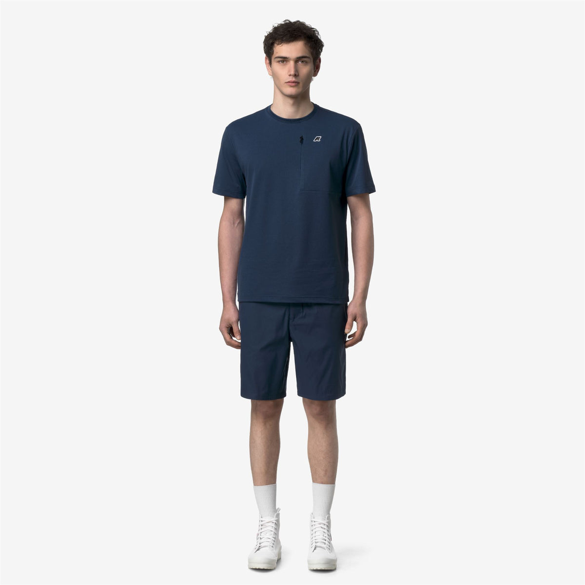 Shorts_Man_BOURRIER_Sport Shorts_Blue Insignia - Commercial 4