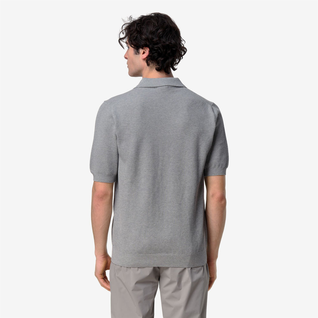 Knitwear_Man_PLEYR_Polo_GREY MEL - Commercial 6
