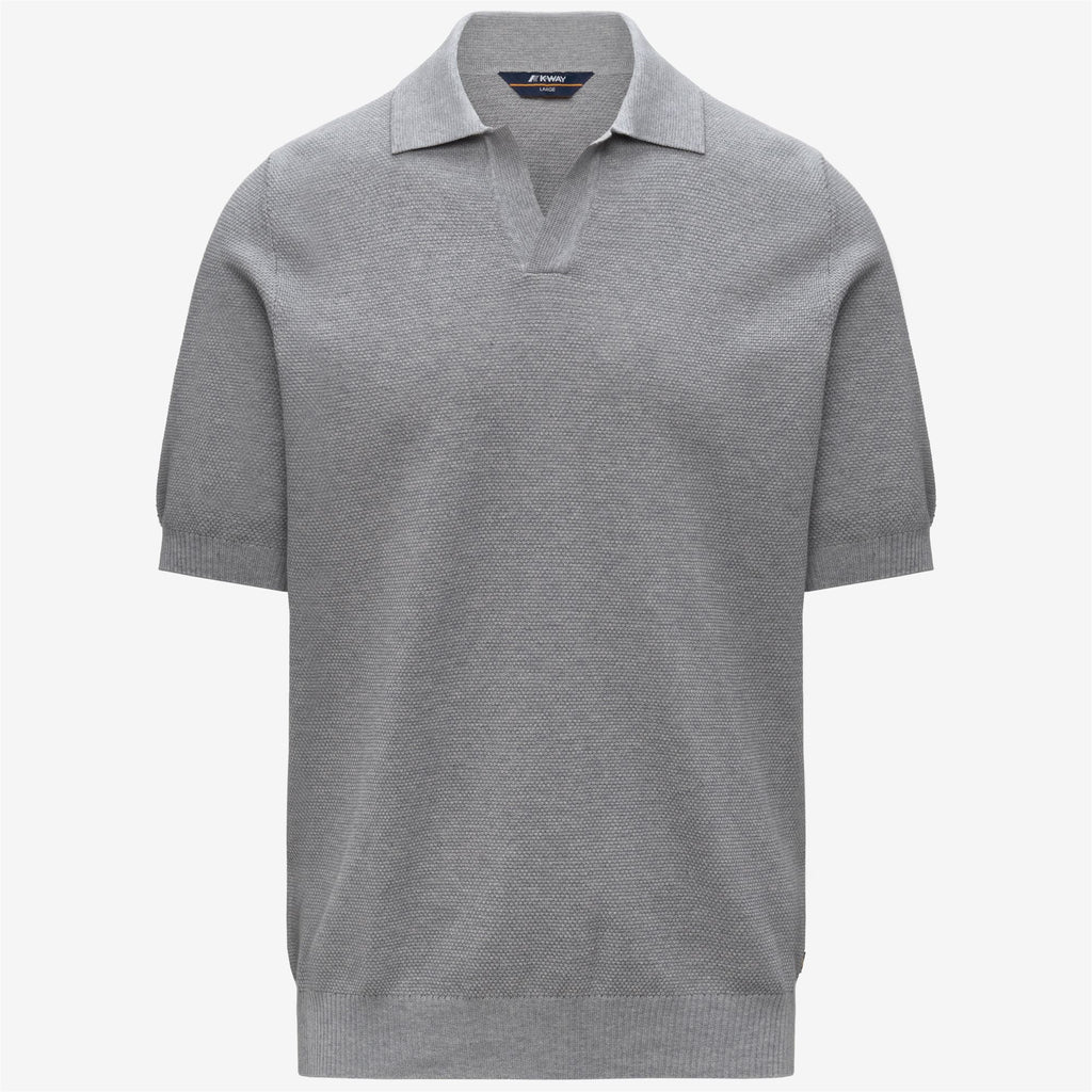 Knitwear_Man_PLEYR_Polo_GREY MEL - Commercial 1