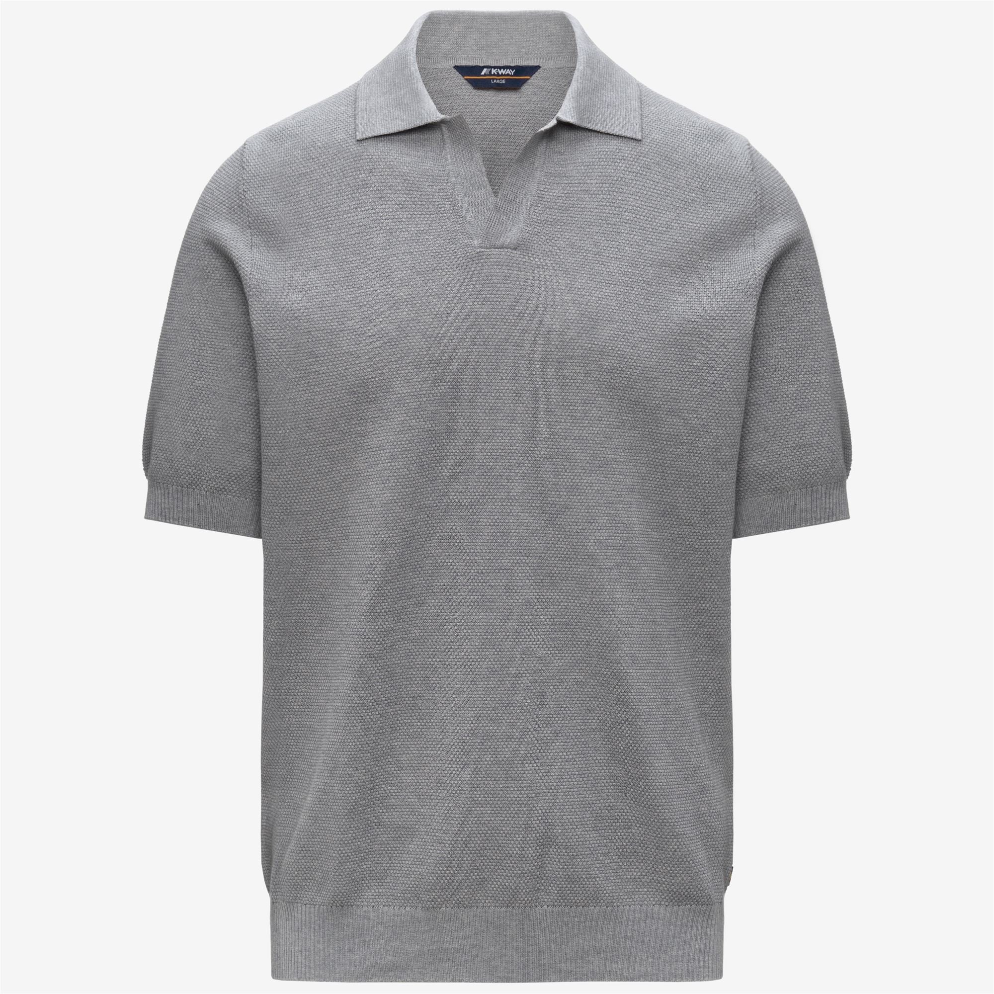 Knitwear_Man_PLEYR_Polo_GREY MEL - Commercial 1