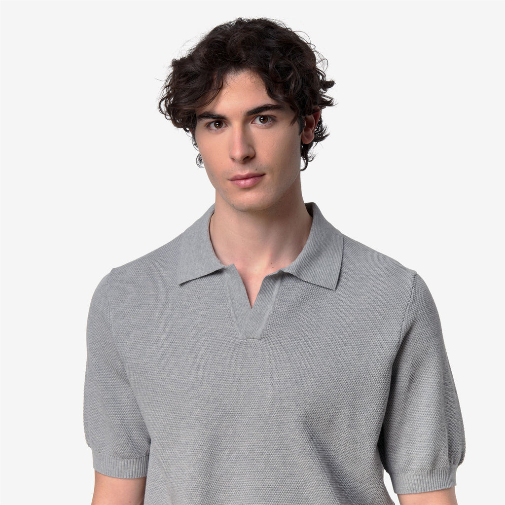 Knitwear_Man_PLEYR_Polo_GREY MEL - Commercial 7