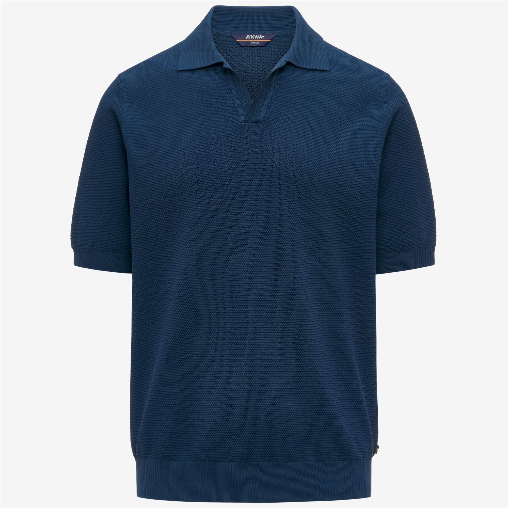 Knitwear_Man_PLEYR_Polo_Blue Dk Denim - Commercial 1