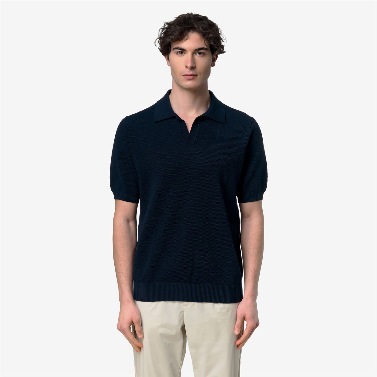 Knitwear_Man_PLEYR_Polo_Blue Depth - Commercial 4