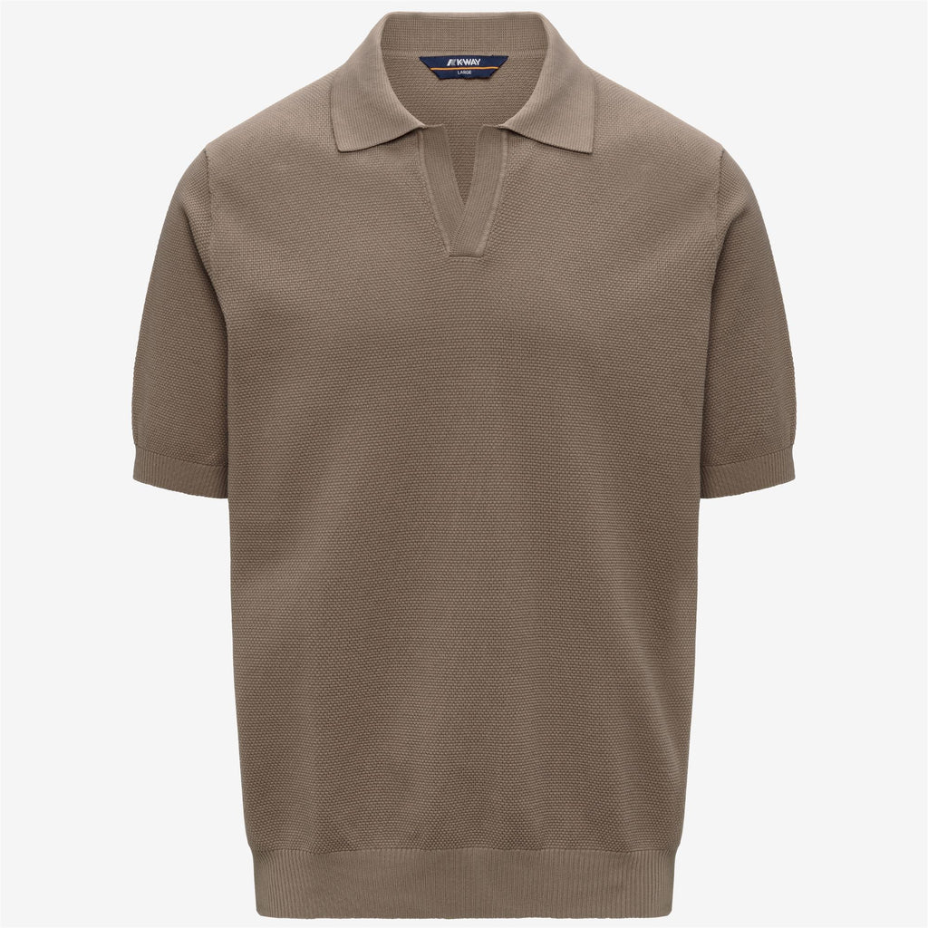 Knitwear_Man_PLEYR_Polo_Beige Taupe - Commercial 1