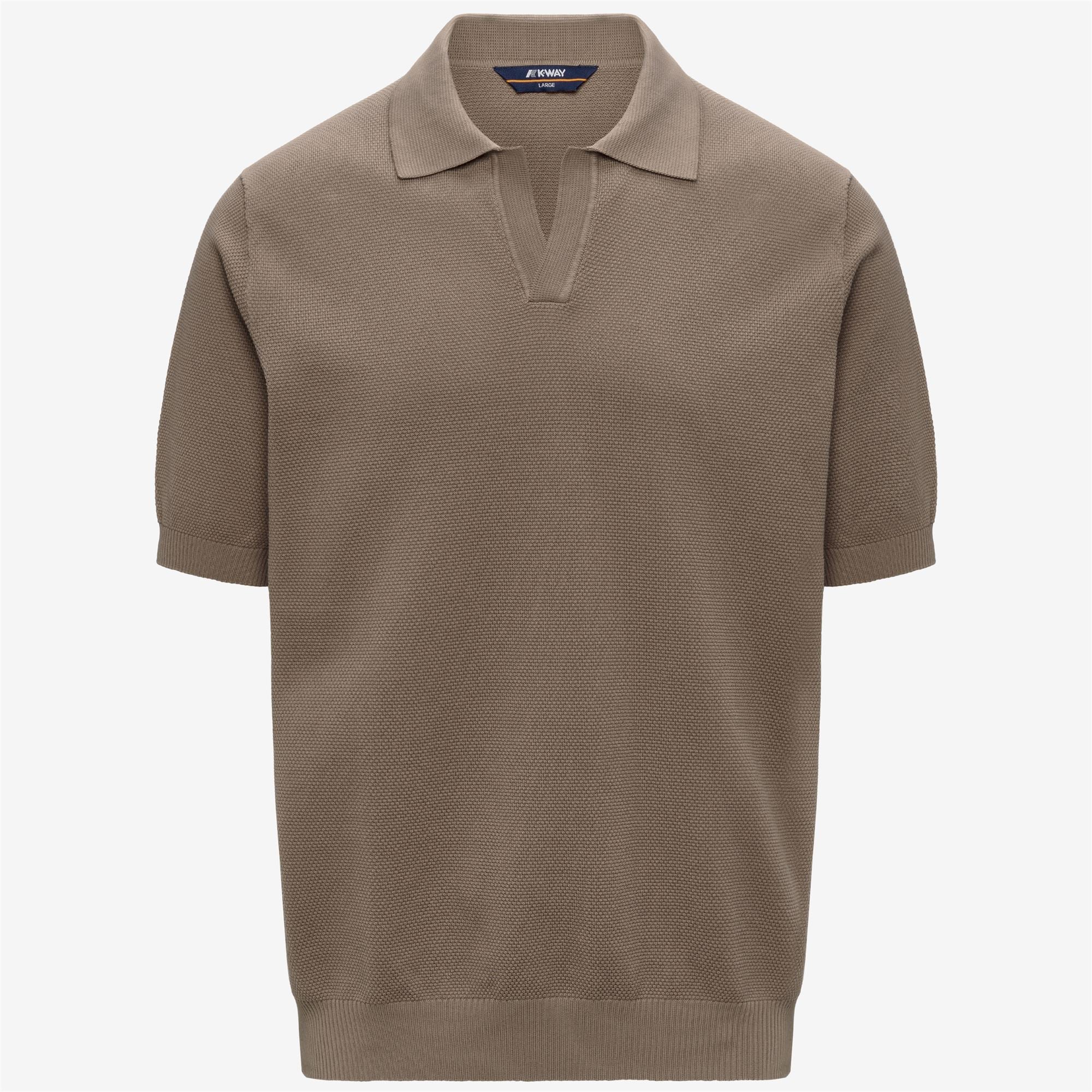 Knitwear_Man_PLEYR_Polo_Beige Taupe - Commercial 1