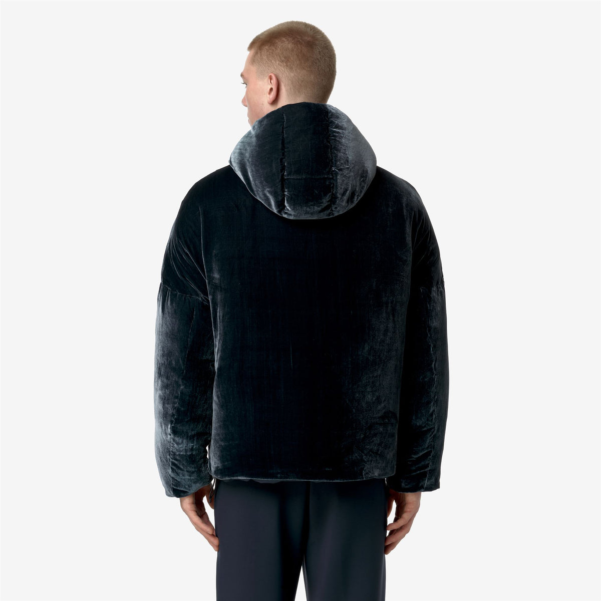 Jackets_MAN_CLAUDER VELVET THERMO DOUBLE_Short_Black Ash - Commercial 6