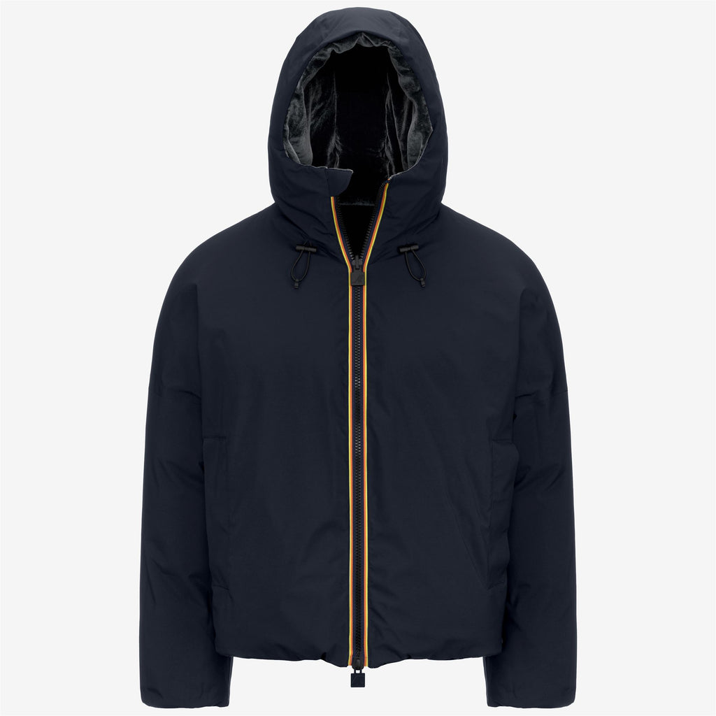 Jackets_MAN_CLAUDER VELVET THERMO DOUBLE_Short_Black Ash - Commercial 2