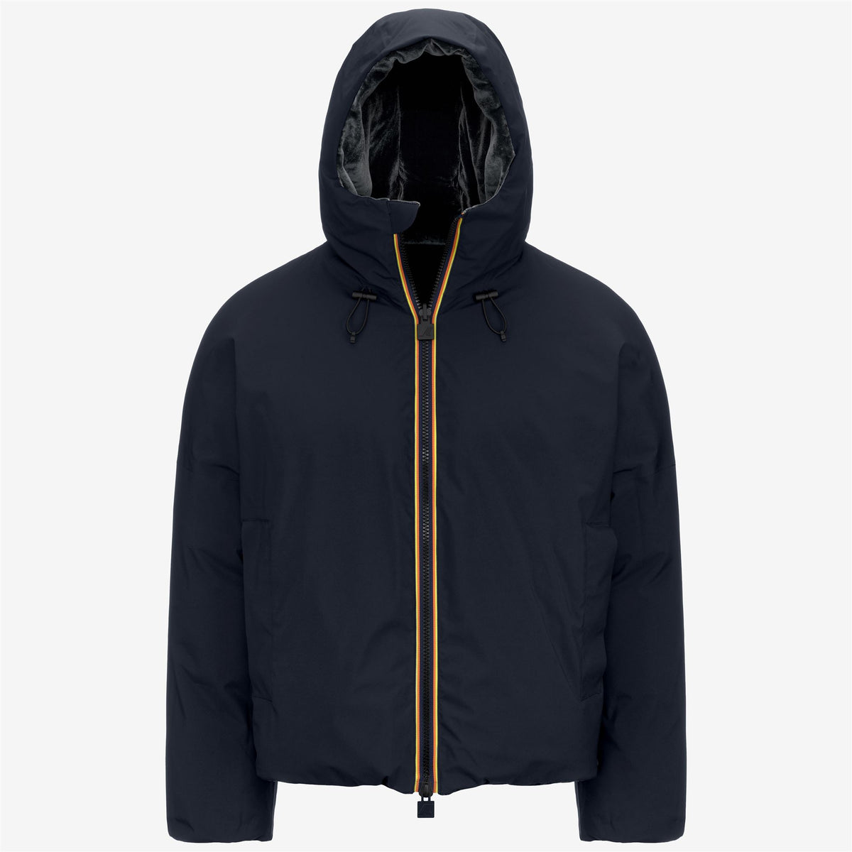 Jackets_MAN_CLAUDER VELVET THERMO DOUBLE_Short_Black Ash - Commercial 2
