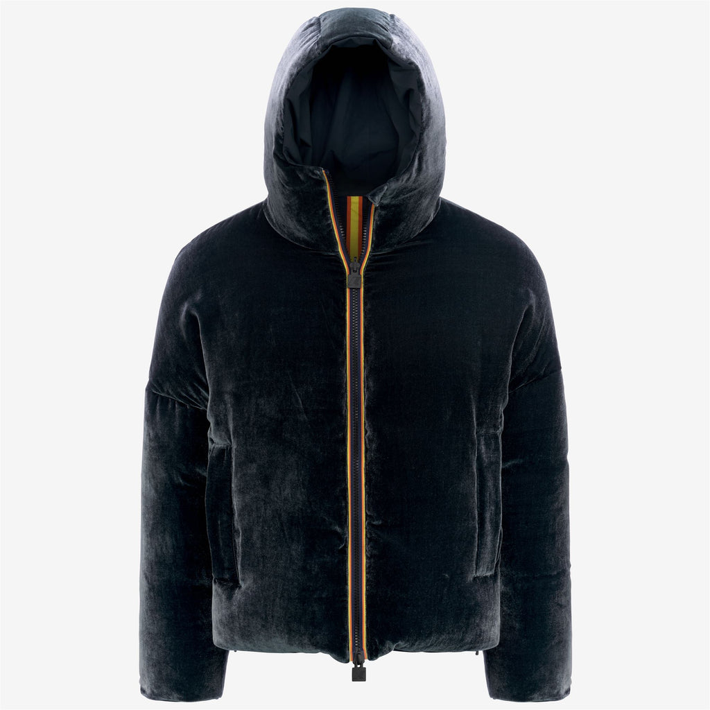 Jackets_MAN_CLAUDER VELVET THERMO DOUBLE_Short_Black Ash - Commercial 1