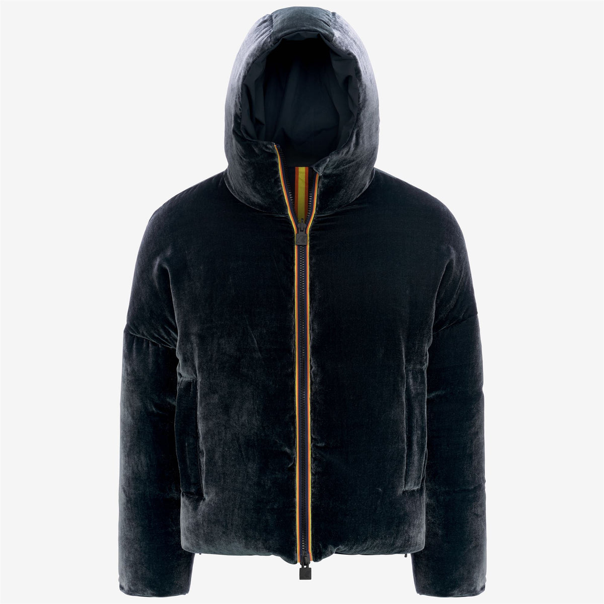 Jackets_MAN_CLAUDER VELVET THERMO DOUBLE_Short_Black Ash - Commercial 1