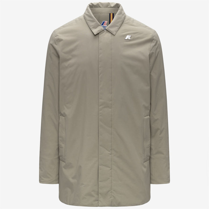 Chaqueta impermeable verde de talla media para hombre con materiales reciclados 1