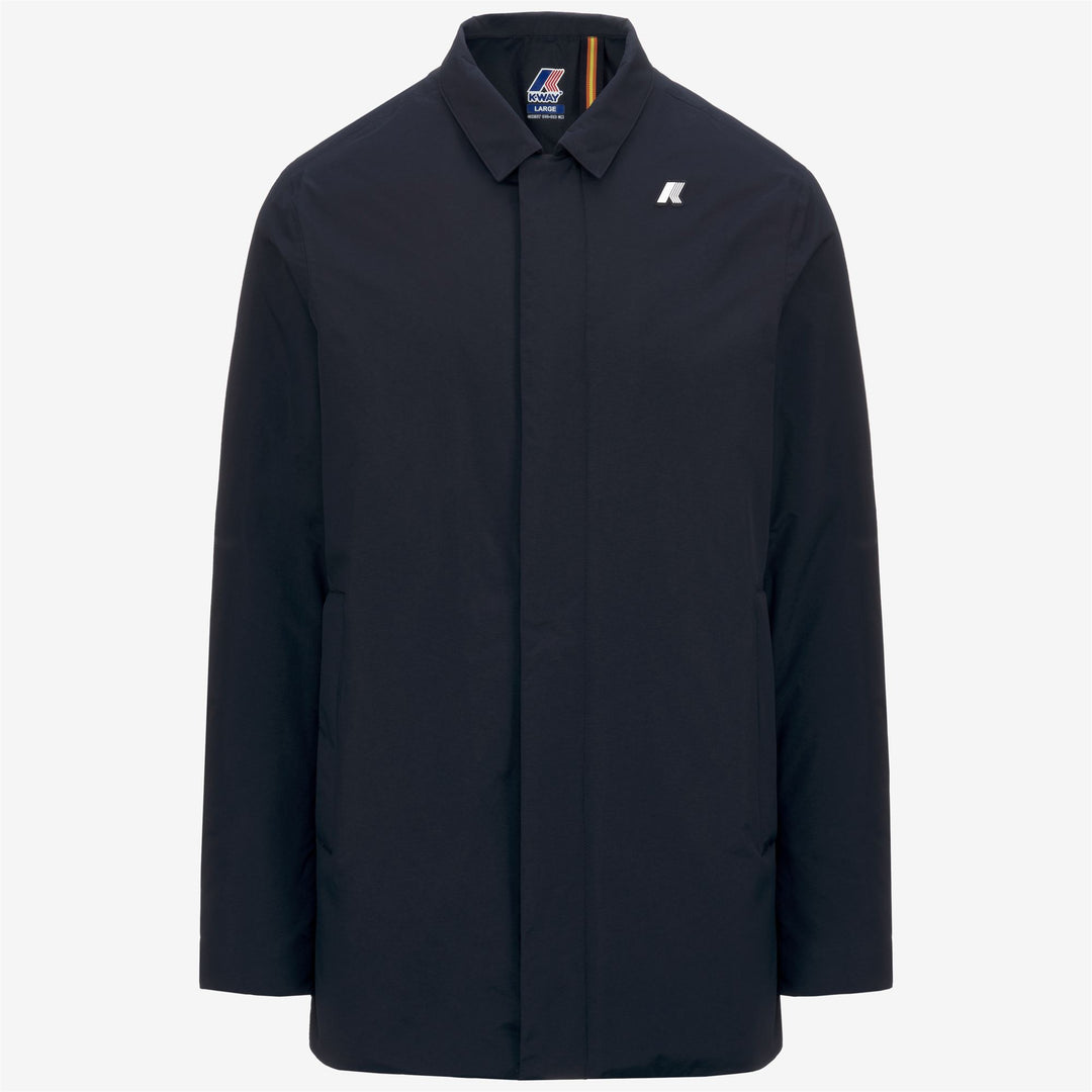Giacca Mid Calda Uomo Blu con Materiali Riciclati e Imbottitura in Piuma main
