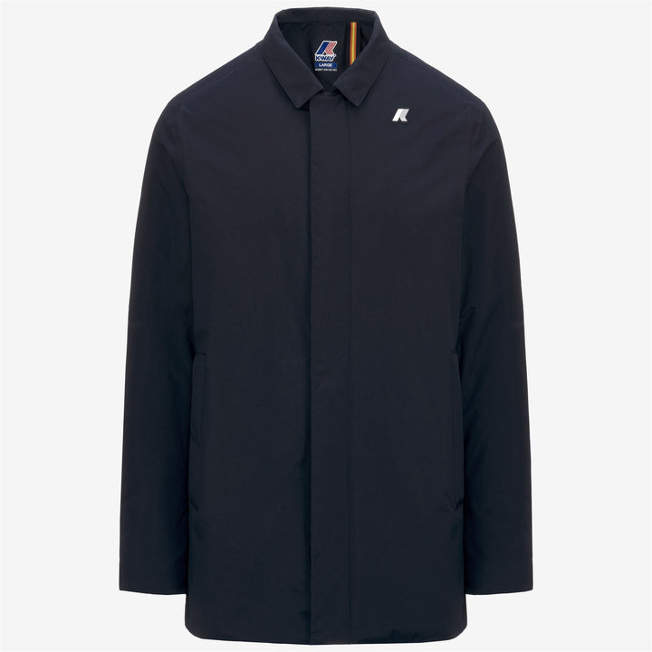 Giacca Mid Calda Uomo Blu con Materiali Riciclati e Imbottitura in Piuma 5