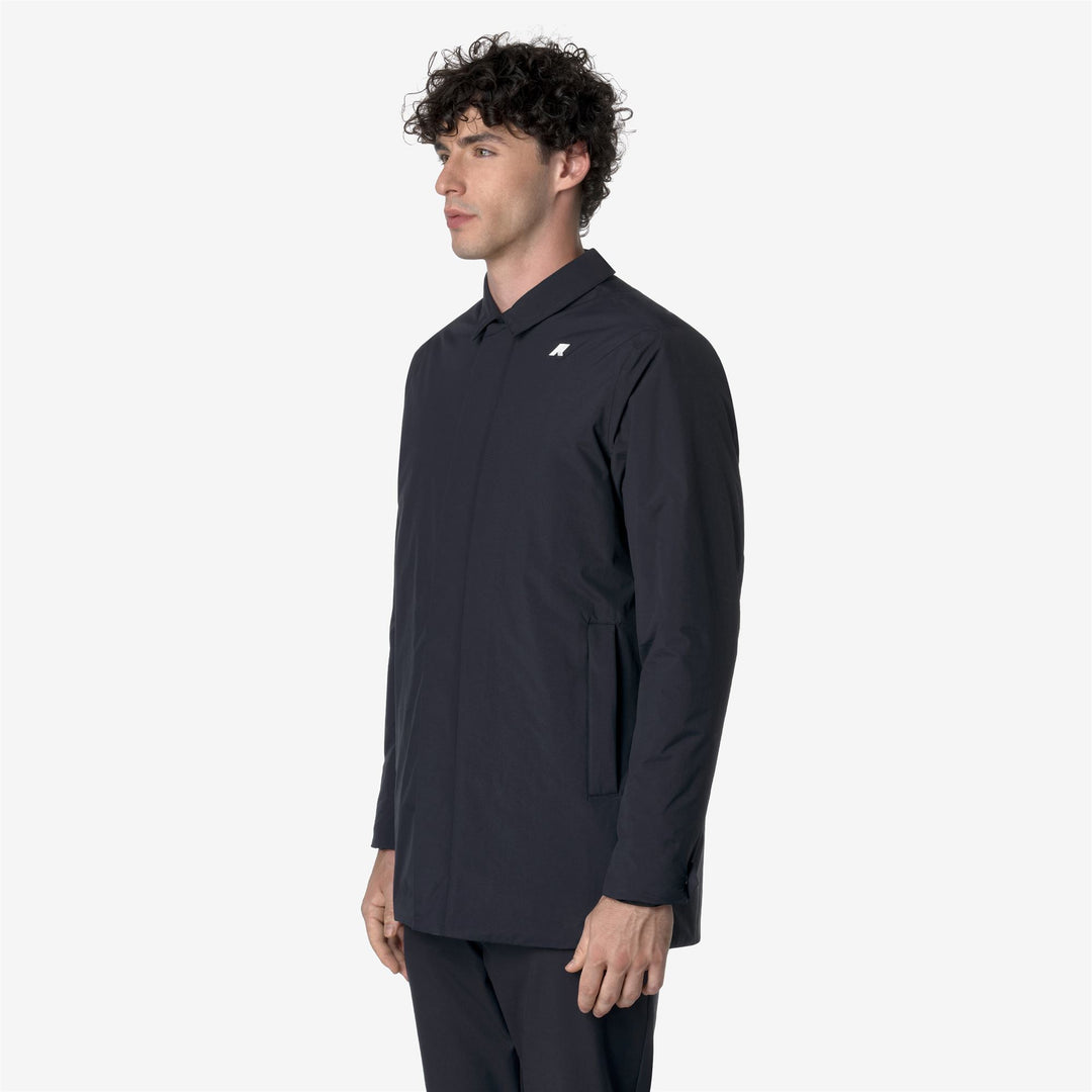 Giacca Mid Calda Uomo Blu con Materiali Riciclati e Imbottitura in Piuma main