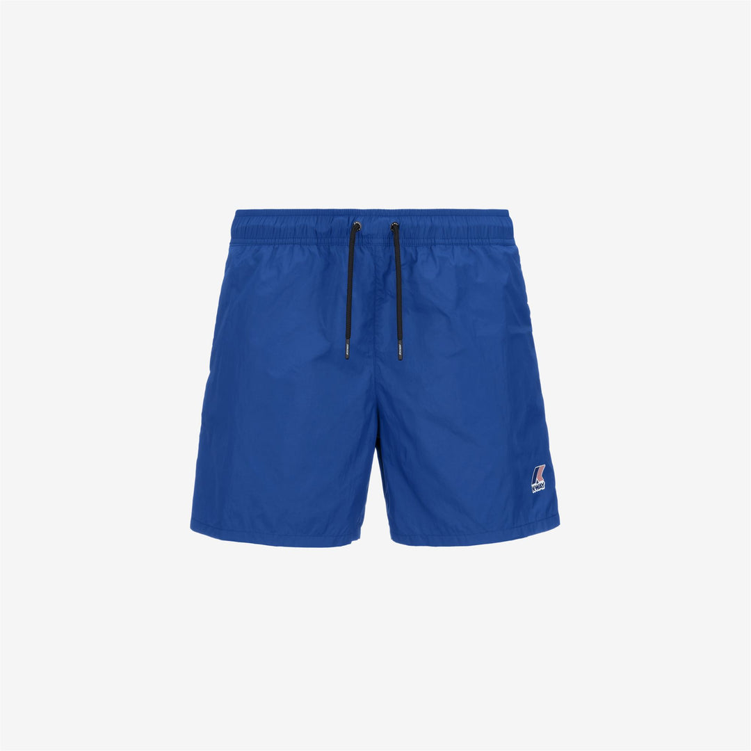 Royal blue Men's Packable Swimming Trunks with Drawstring Waistband main