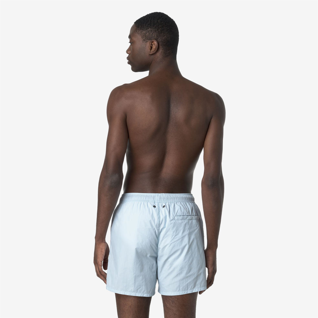 Bathing Suits_MAN_LE VRAI OLIVIER_Swimming Trunks_Blue Baby - Commercial 6