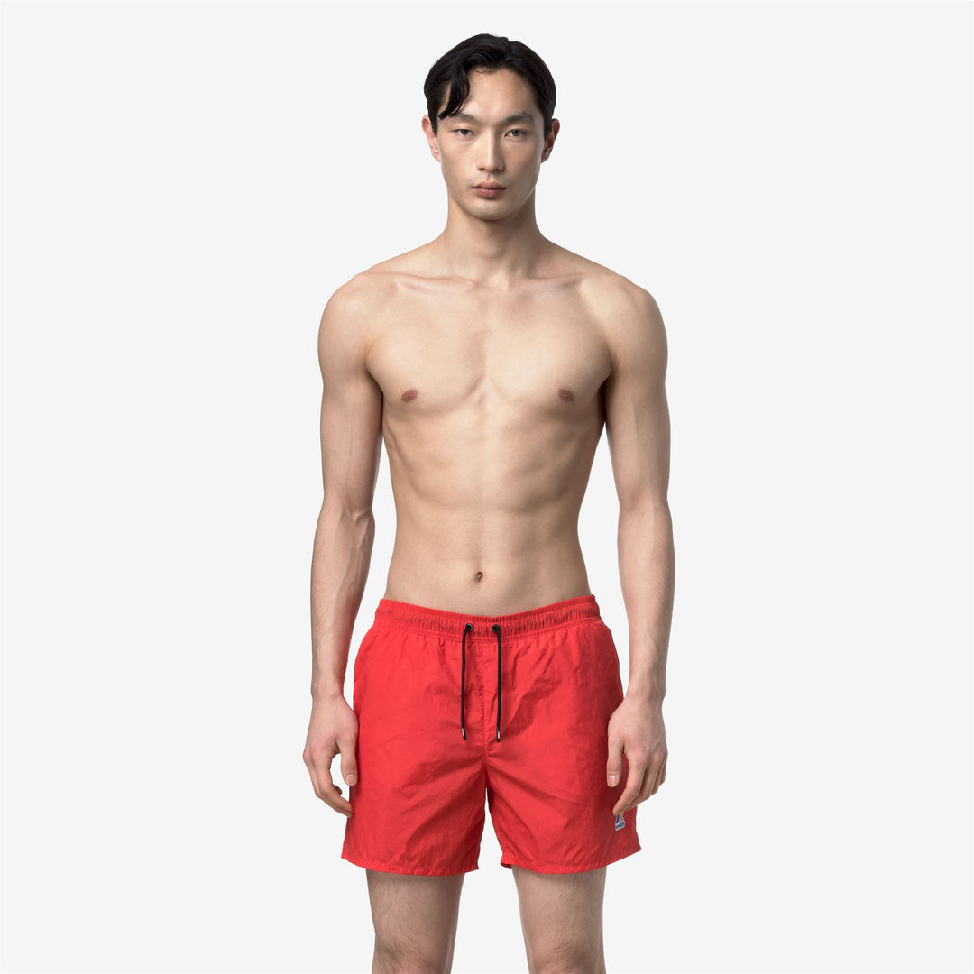 LE VRAI OLIVIER - Bathing Suits - Swimming Trunks - Man - RED POPPY main