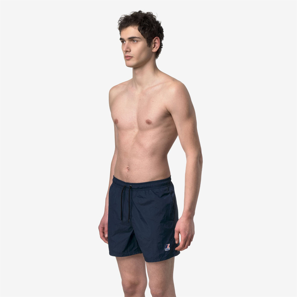 Bathing Suits_MAN_LE VRAI OLIVIER_Swimming Trunks_Blue Insignia - Commercial 5