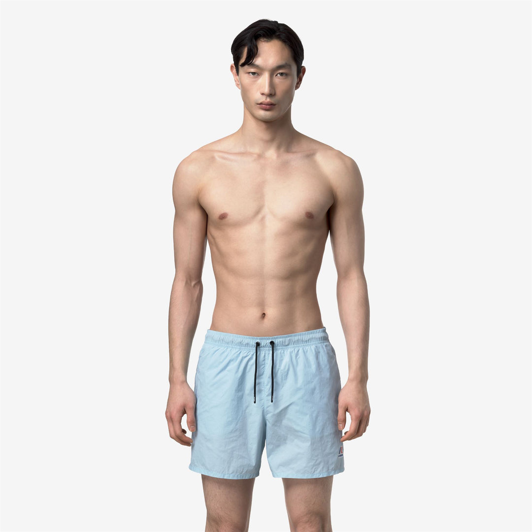 LE VRAI OLIVIER Bathing Suits Swimming Trunks Man Blue Dream 01