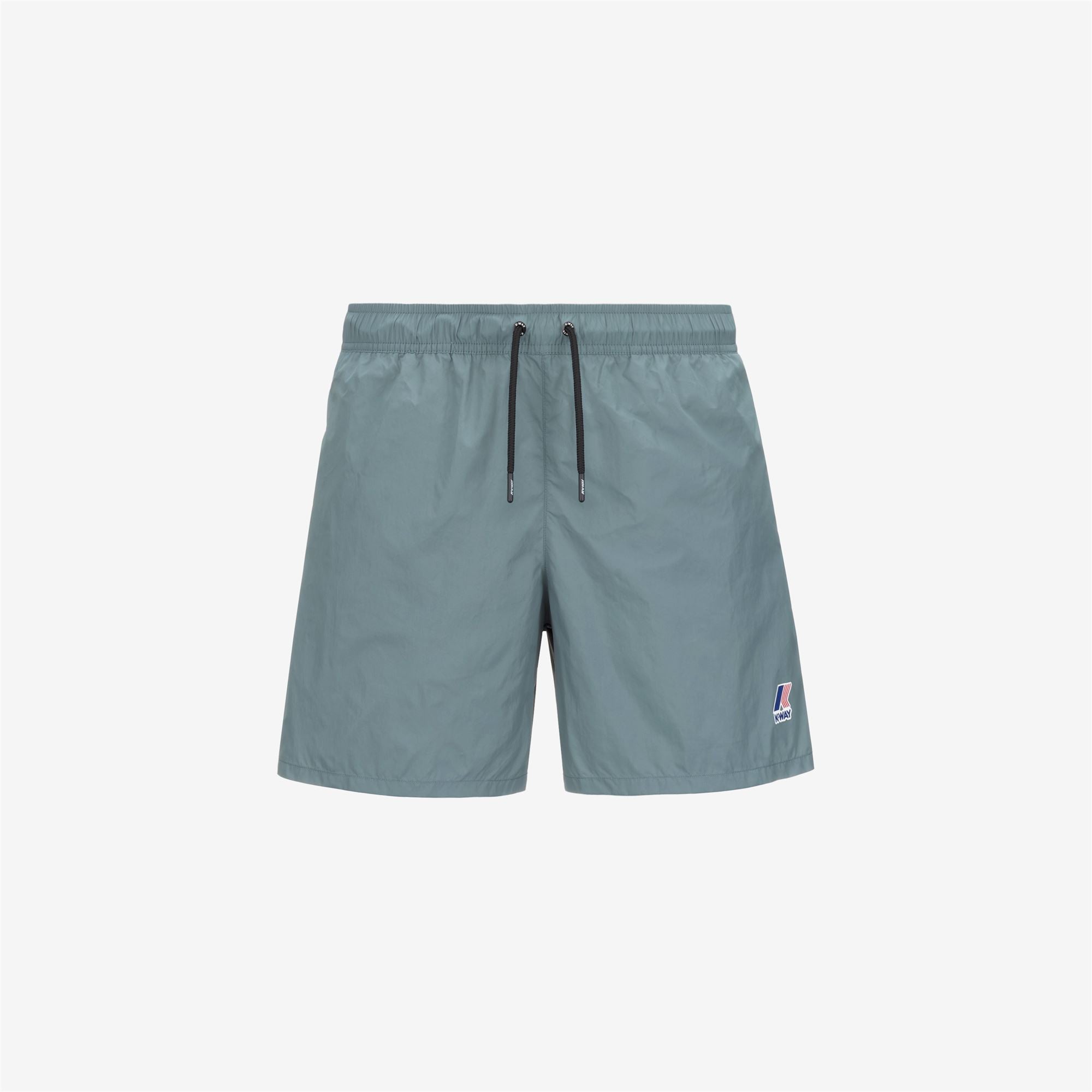 Bathing Suits_MAN_LE VRAI OLIVIER_Swimming Trunks_Green Iron - Commercial 1