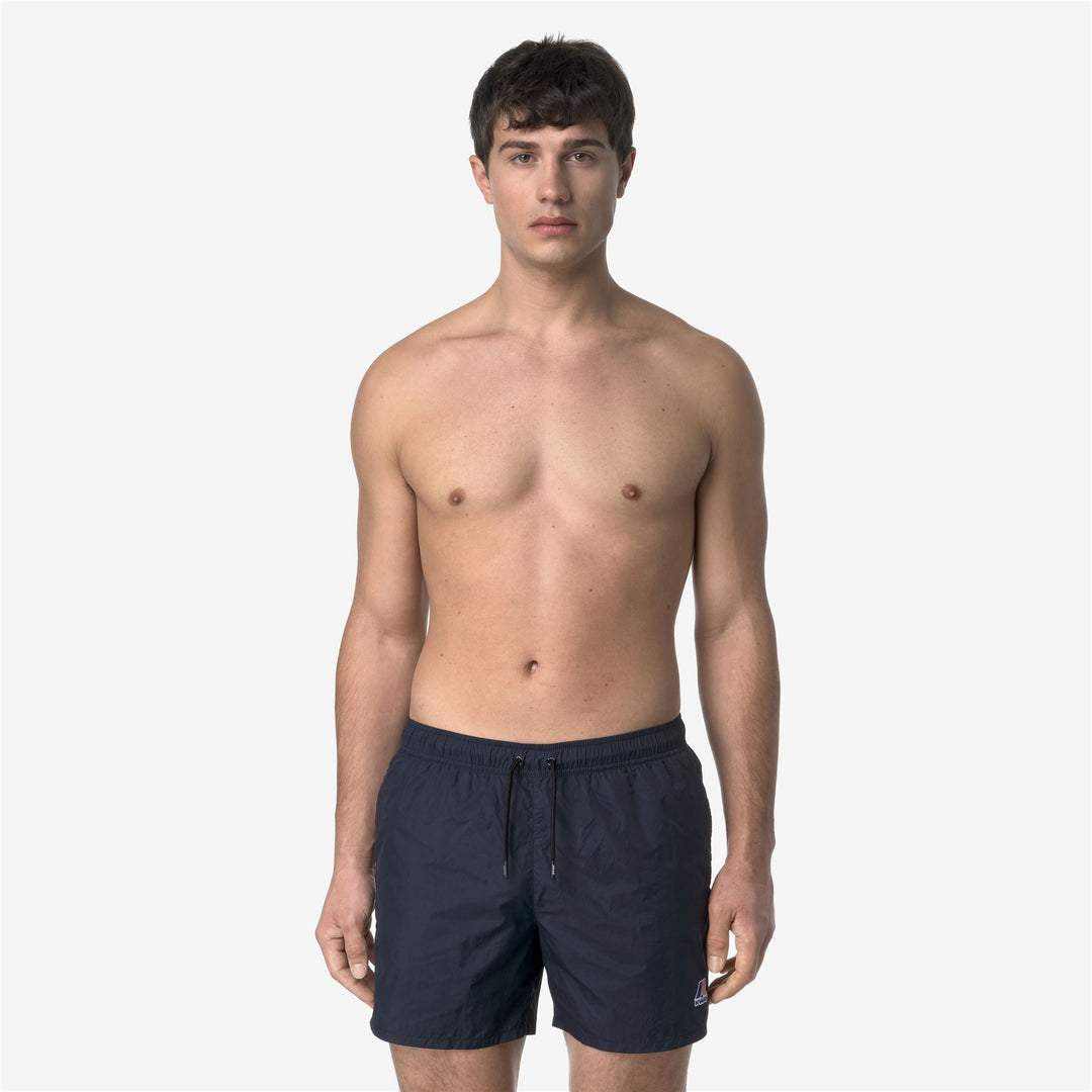 Bañadores plegables azules para hombres para playa y piscina main