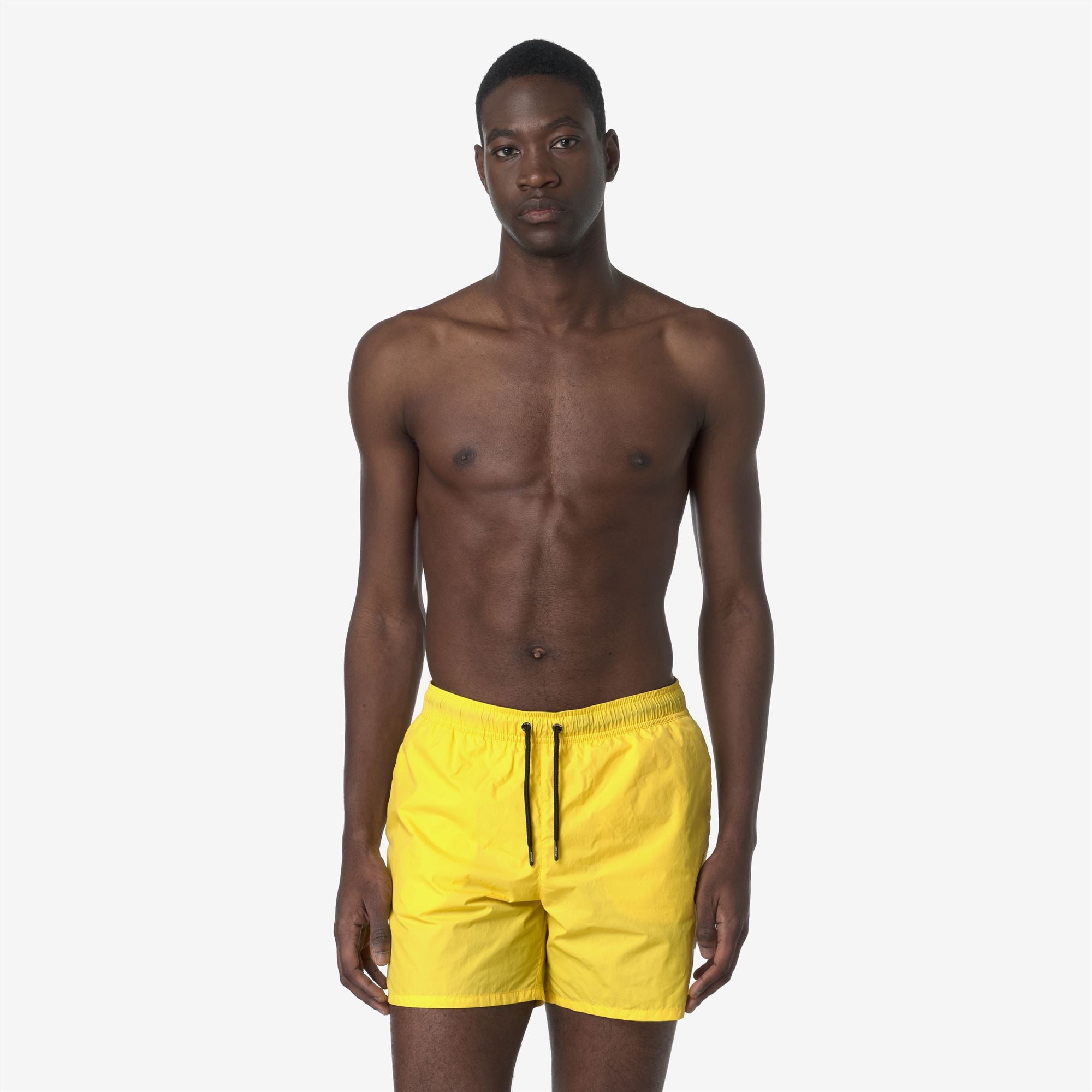 Bathing Suits_MAN_LE VRAI OLIVIER_Swimming Trunks_Yellow Dk - Commercial 4