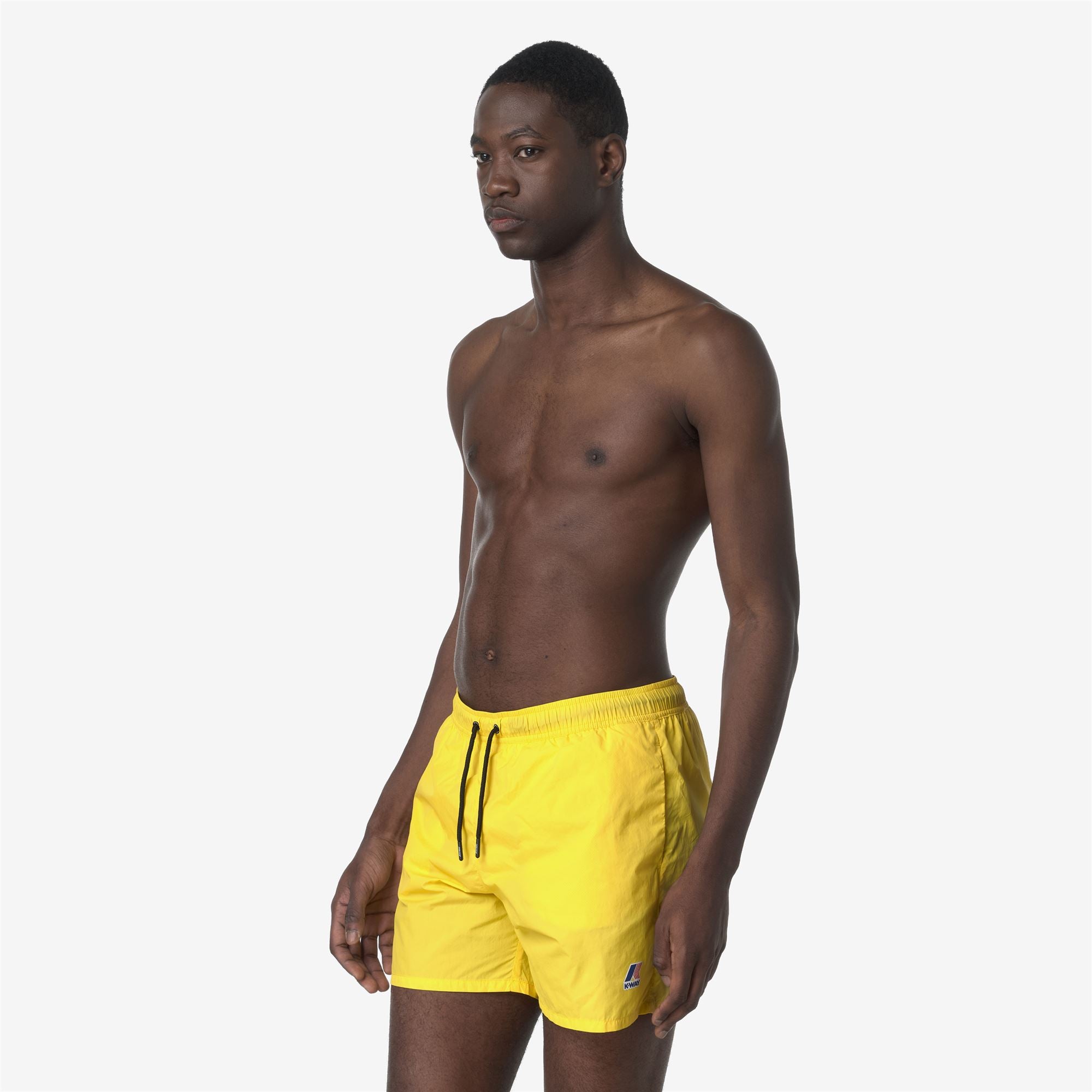 Bathing Suits_MAN_LE VRAI OLIVIER_Swimming Trunks_Yellow Dk - Commercial 5