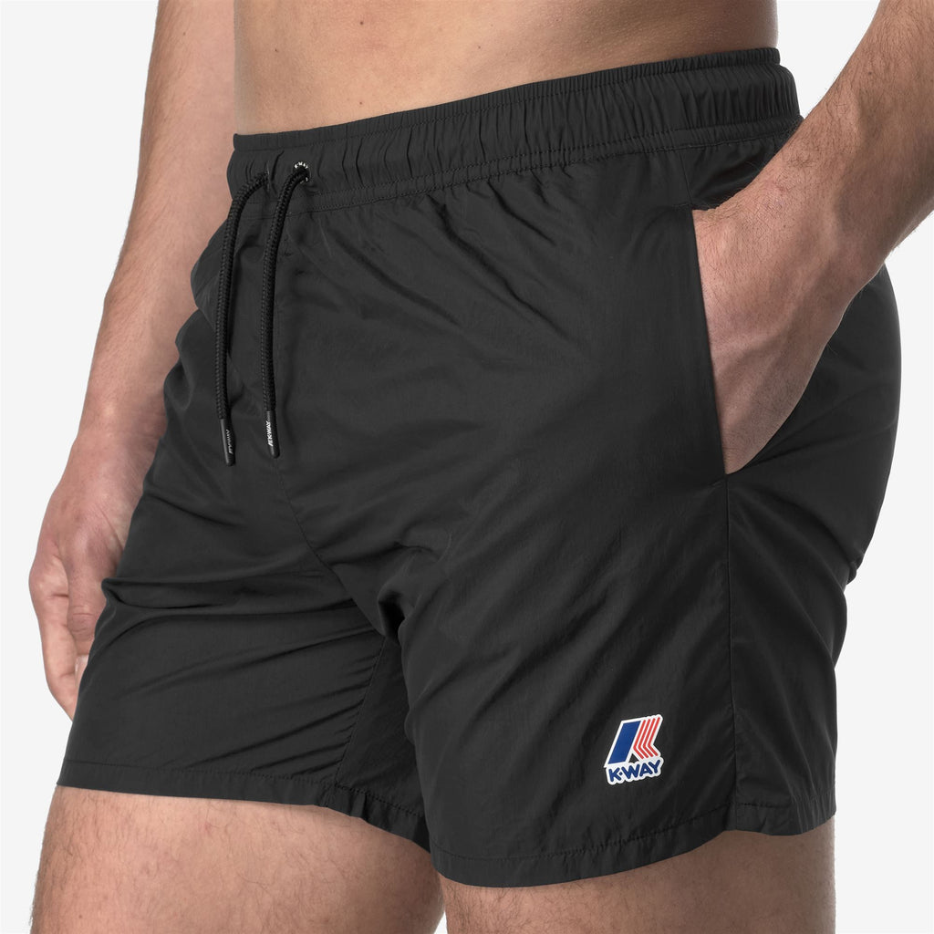 Bathing Suits_MAN_LE VRAI OLIVIER_Swimming Trunks_Black Pure - Commercial 7