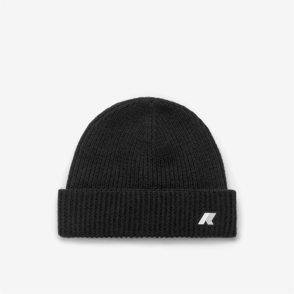 Headwear_KID UNISEX_P. BRICE CARDIGAN STITCH_Hat_Black Pure Melange - Commercial 1