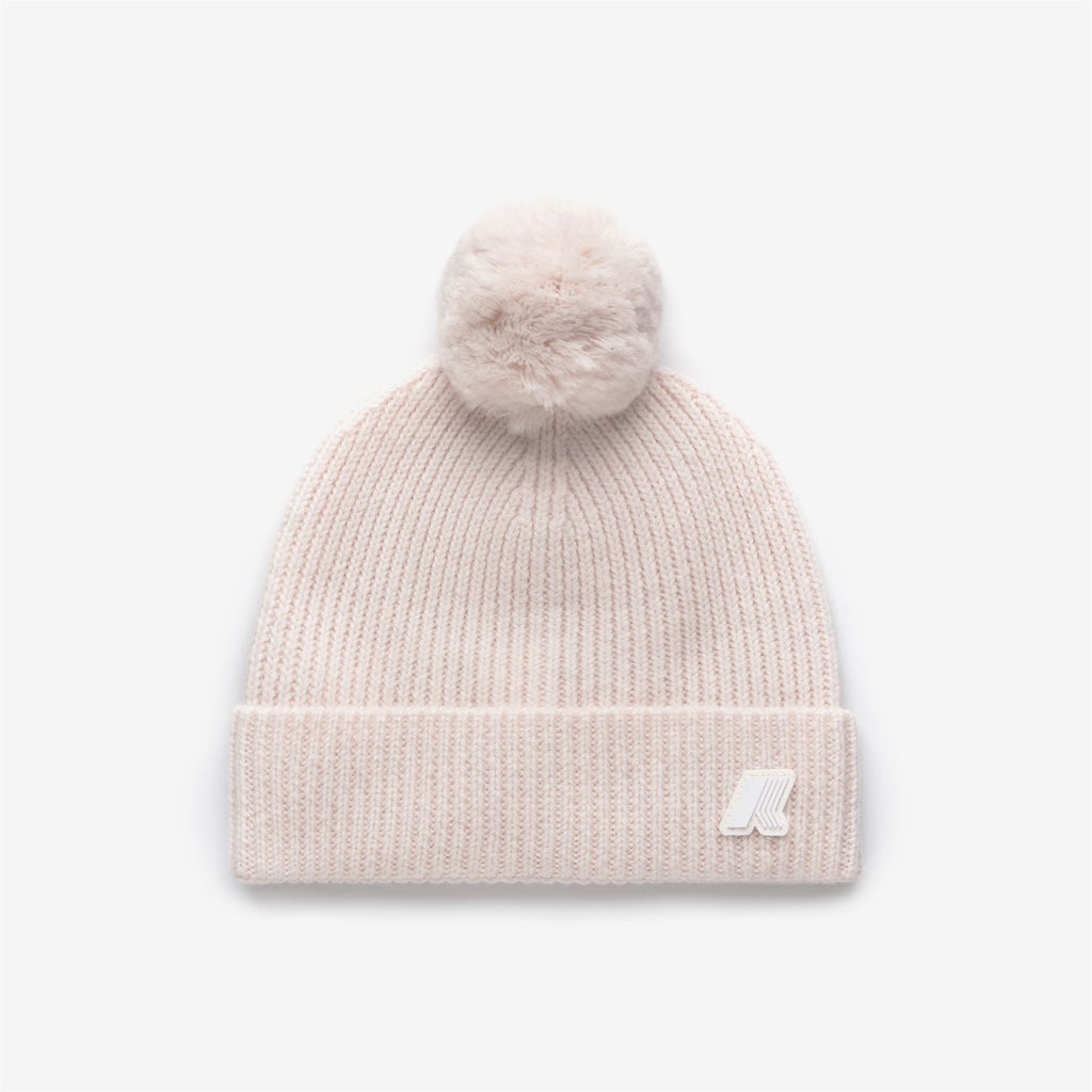 Headwear_GIRL_P. VINCIENNE CARDIGAN STITCH_Hat_White Gardenia Melange - Commercial 1