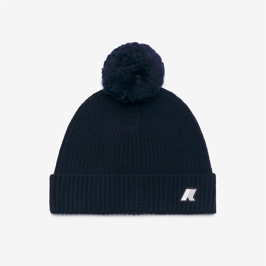 Headwear_GIRL_P. VINCIENNE CARDIGAN STITCH_Hat_Blue Depth - Commercial 1