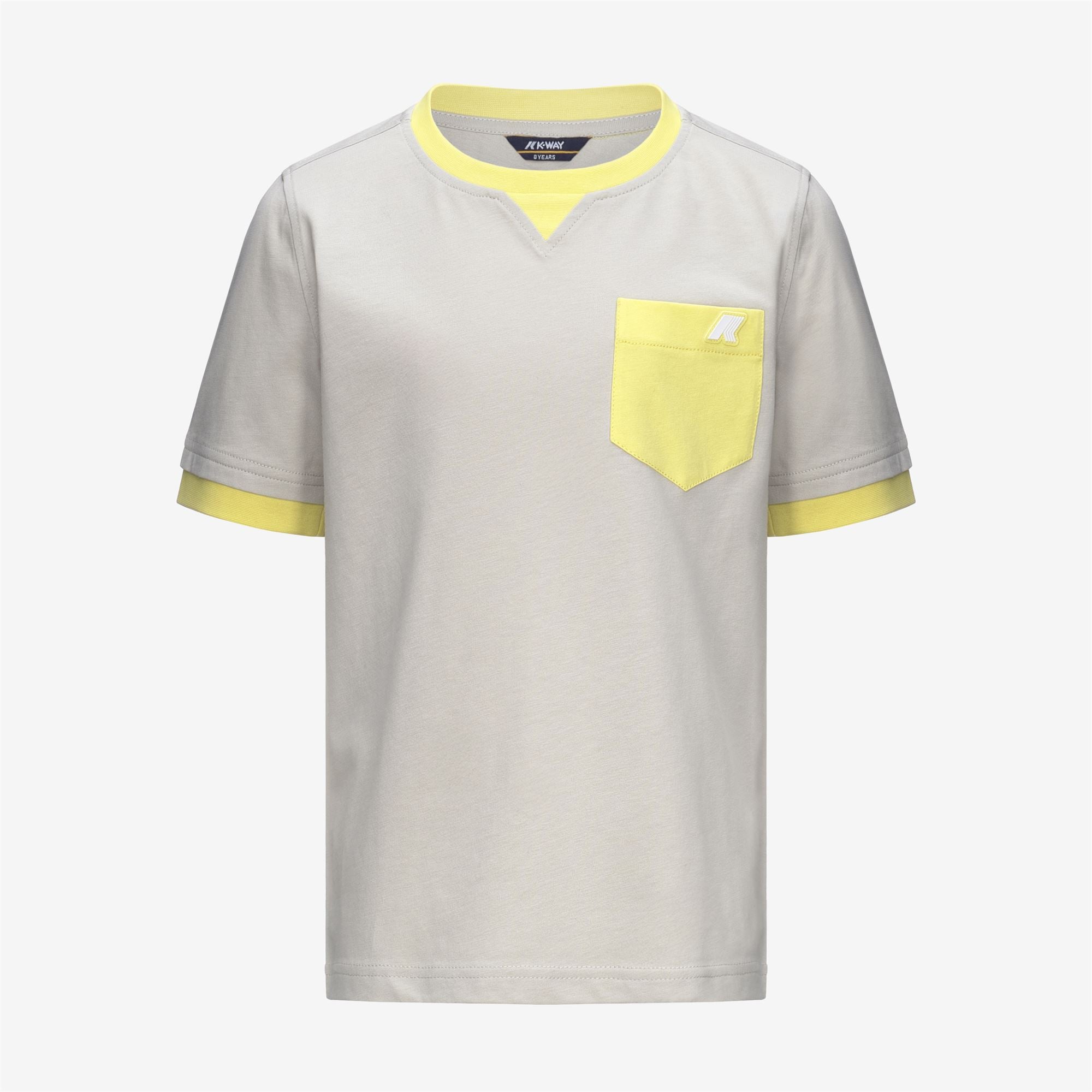 T-Shirts & Top_BOY_P. SIGUR DOUBLE SLEEVE JERSEY_T-Shirt_BEIGE LT - Green Acacia - Commercial 1