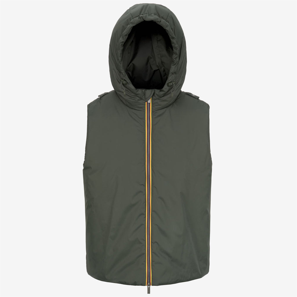 Jackets_MAN_JENZAC WOOLMARK_Long_Blue Depth - GREEN BLACKISH - Commercial 2