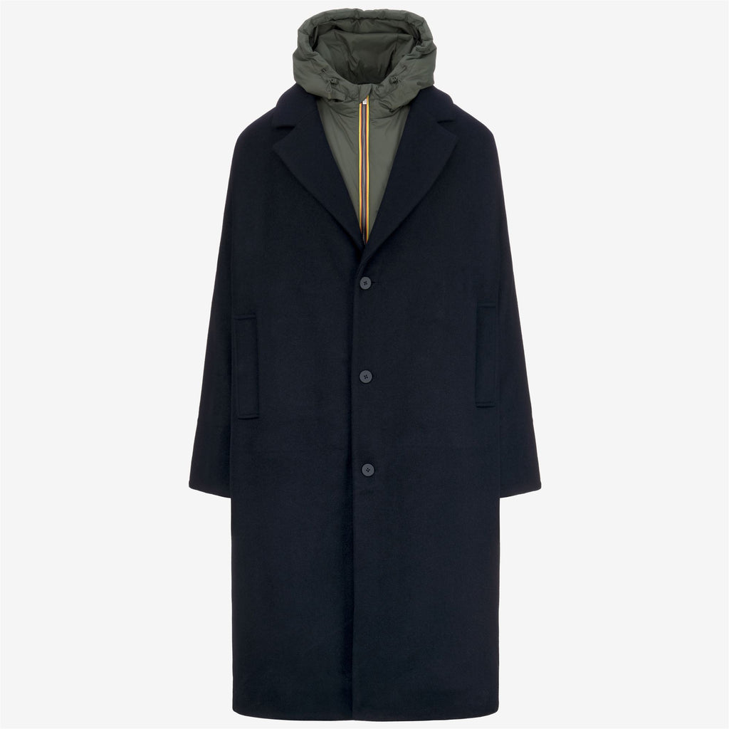 Jackets_MAN_JENZAC WOOLMARK_Long_Blue Depth - GREEN BLACKISH - Commercial 1