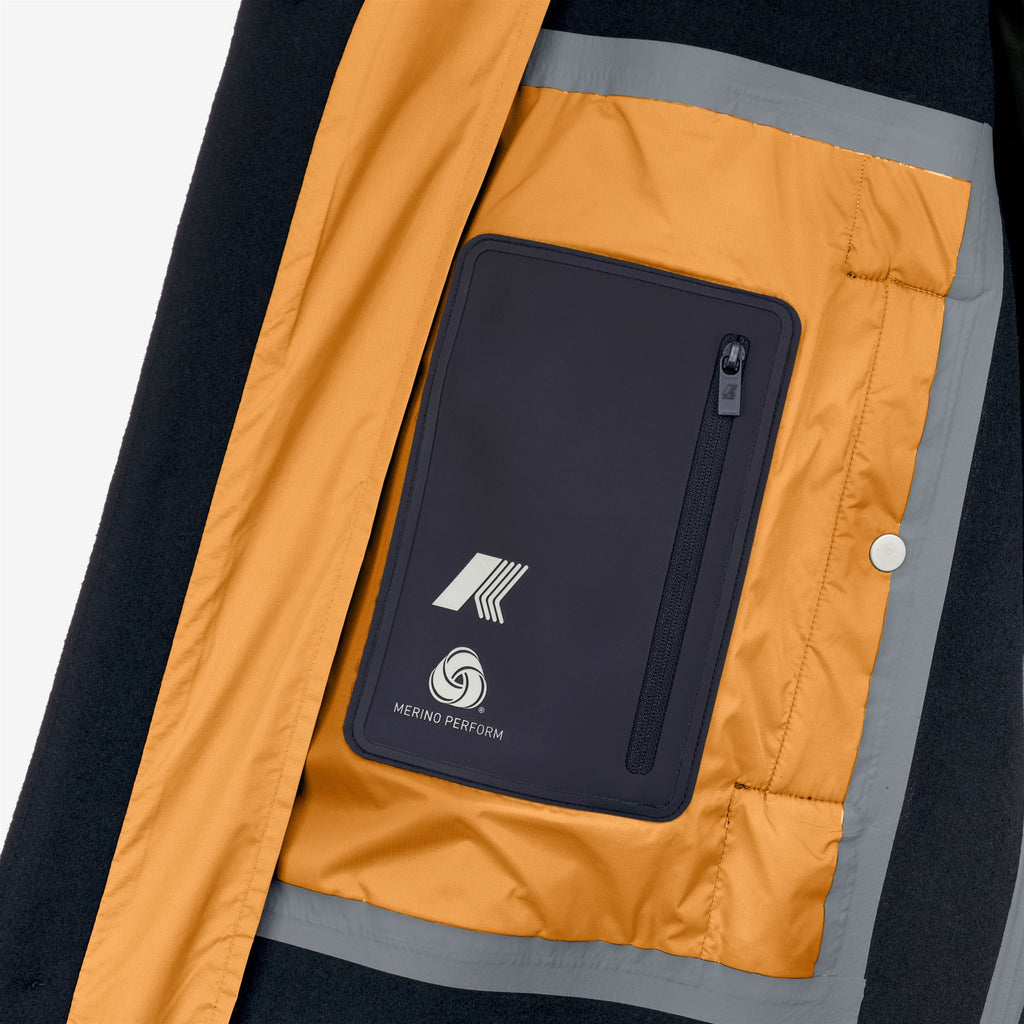 Jackets_WOMAN_JORANCE WOOLMARK_Long_Blue Depth - Orange - Commercial 3