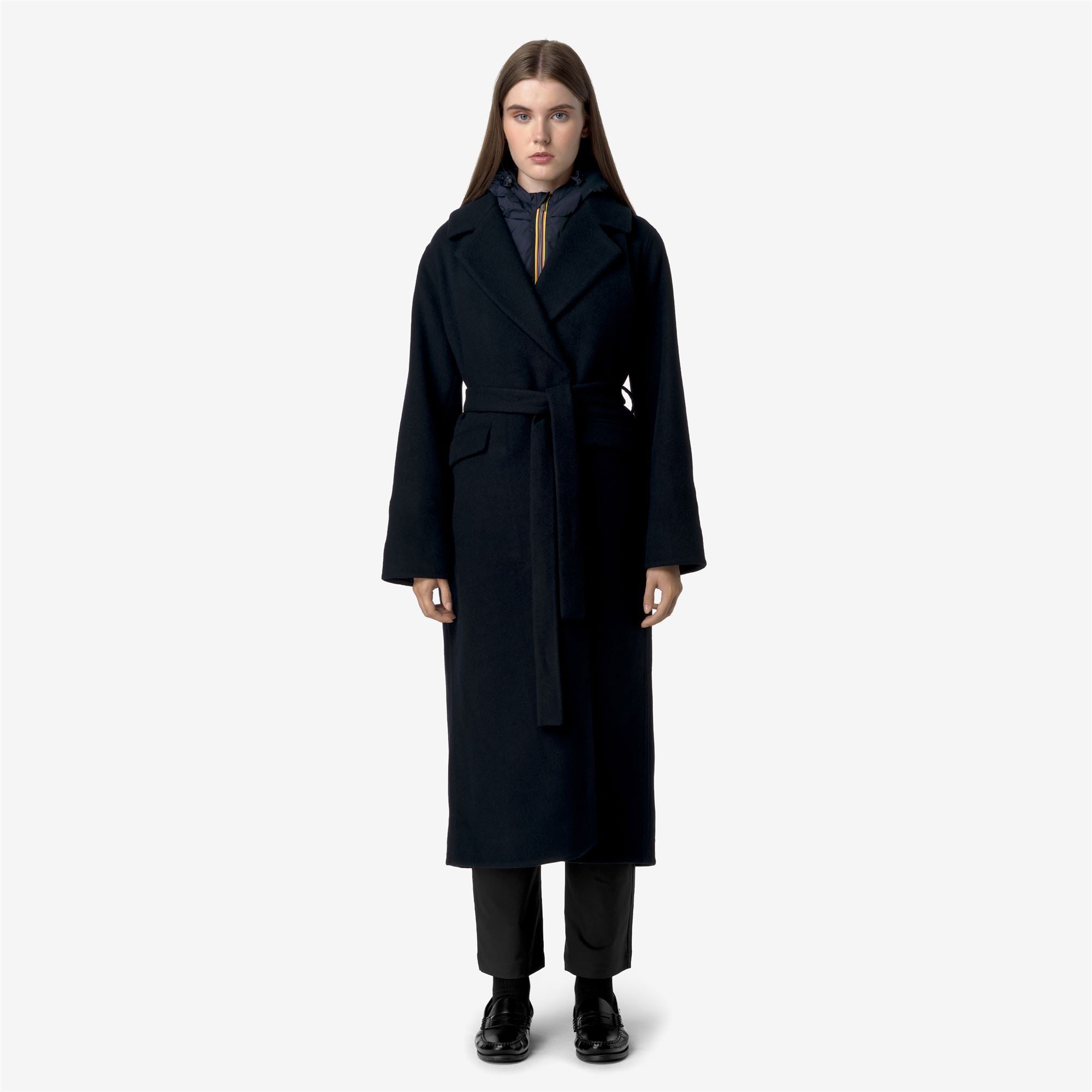 Jackets_WOMAN_JORANCE WOOLMARK_Long_Blue Depth - Commercial 4