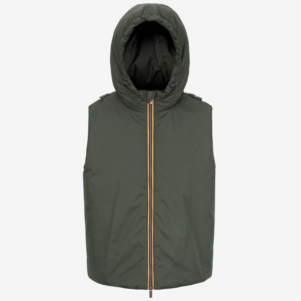 Jackets_UNISEX_CLAUDEL WOOLMARK_Jacket_Blue Depth - GREEN BLACKISH - Commercial 2