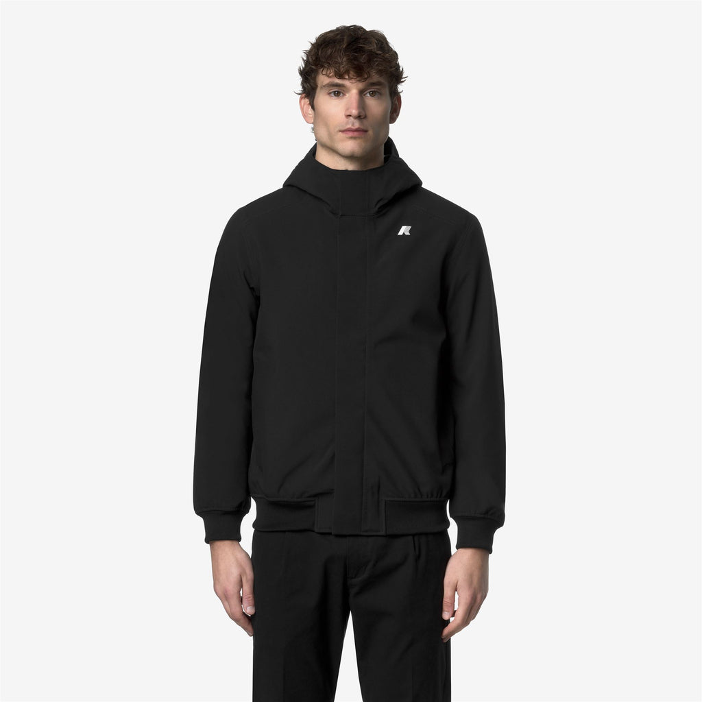 Jackets_MAN_JOACHIM BONDED_Short_Black Pure - Blue Depth - Commercial 3