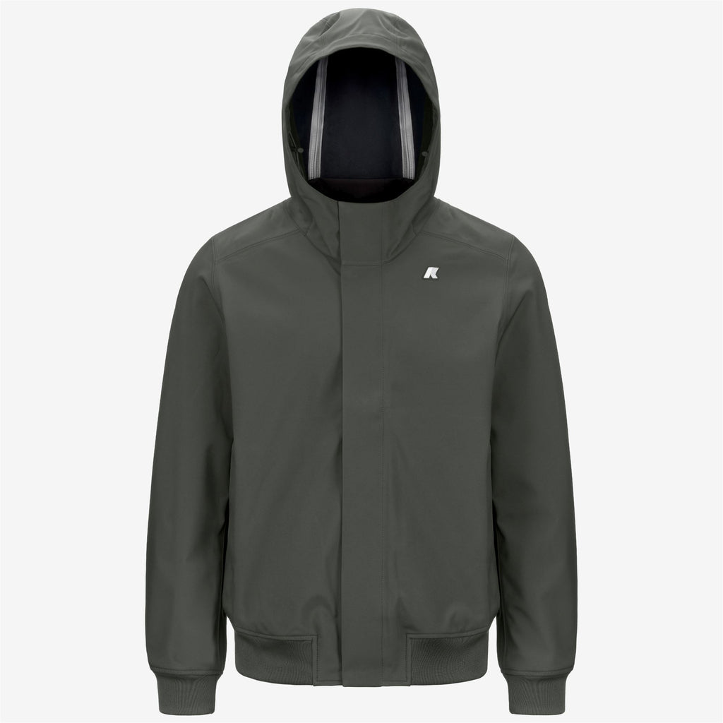 Jackets_MAN_JOACHIM BONDED_Short_GREEN BLACKISH  - Blue Depth - Commercial 1