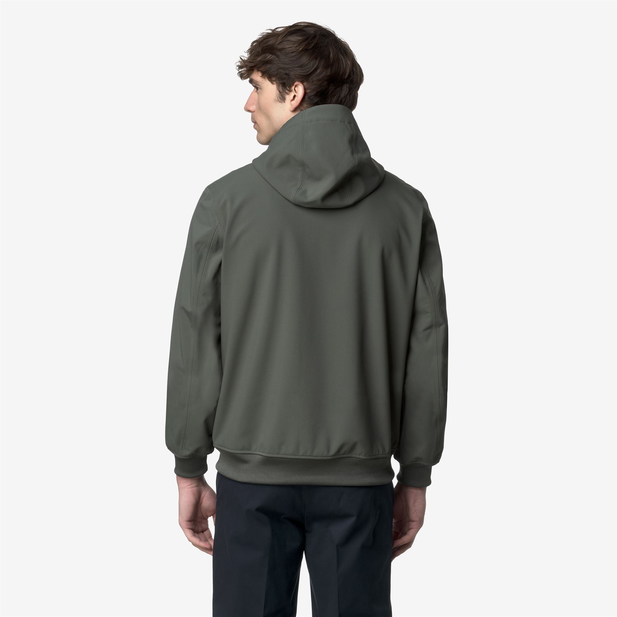 Jackets_MAN_JOACHIM BONDED_Short_GREEN BLACKISH  - Blue Depth - Commercial 6