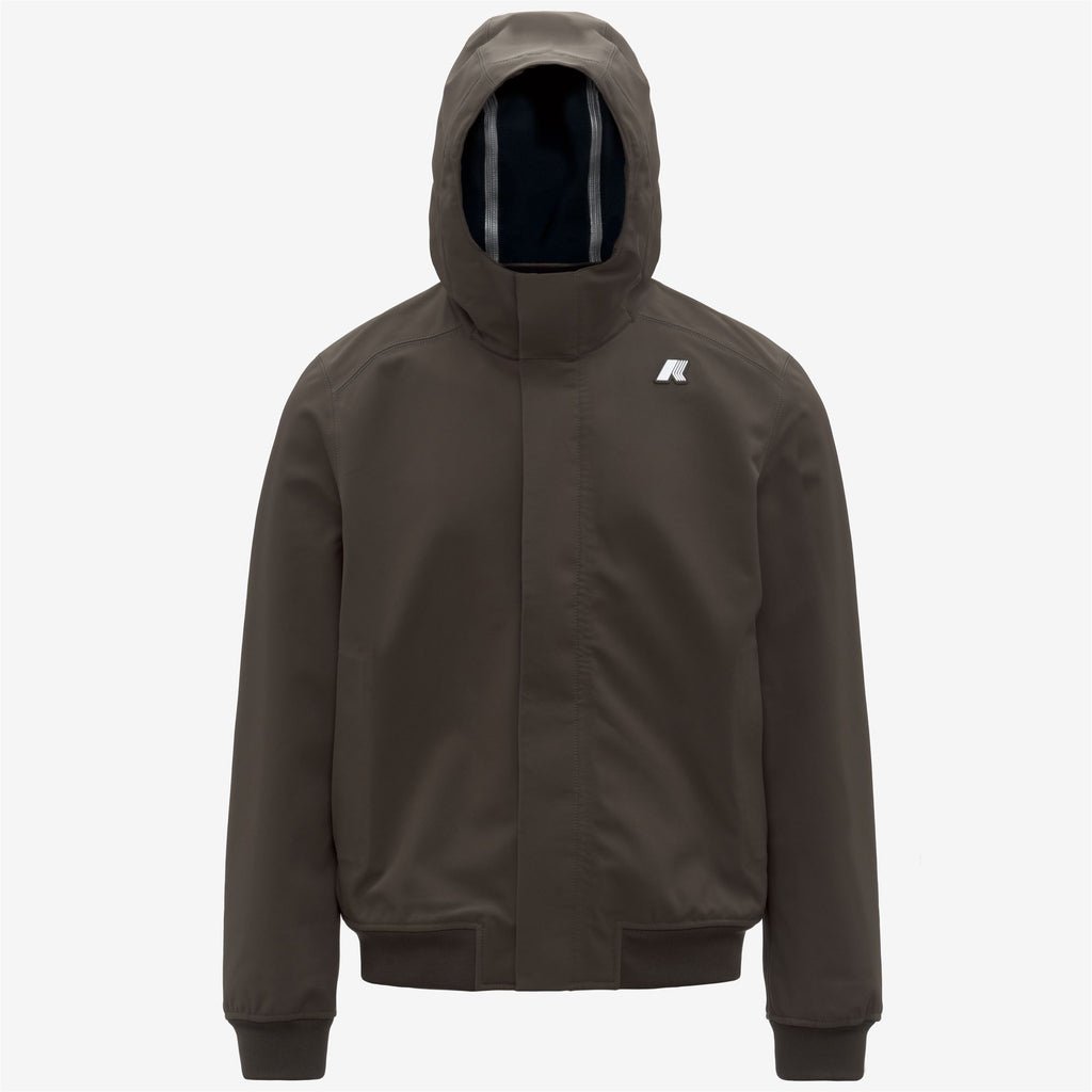 Jackets_MAN_JOACHIM BONDED_Short_Black Olive - Blue Depth - Commercial 1