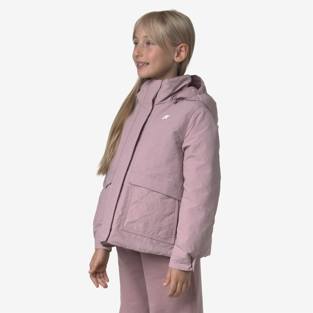 Jackets_GIRL_P. KALI WARM COTTON NYLON_Short_Rose Pinkish - Commercial 5