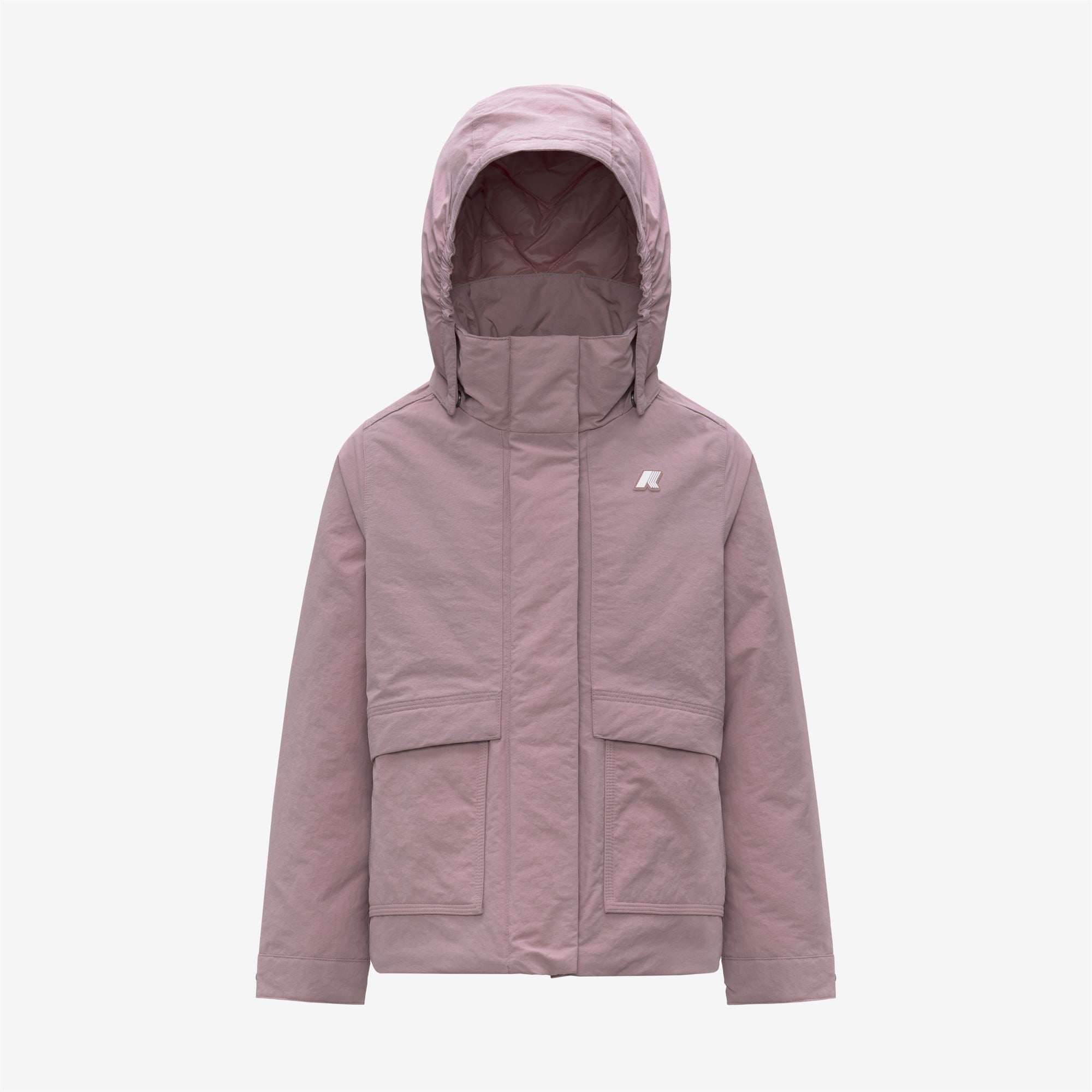 Jackets_GIRL_P. KALI WARM COTTON NYLON_Short_Rose Pinkish - Commercial 1